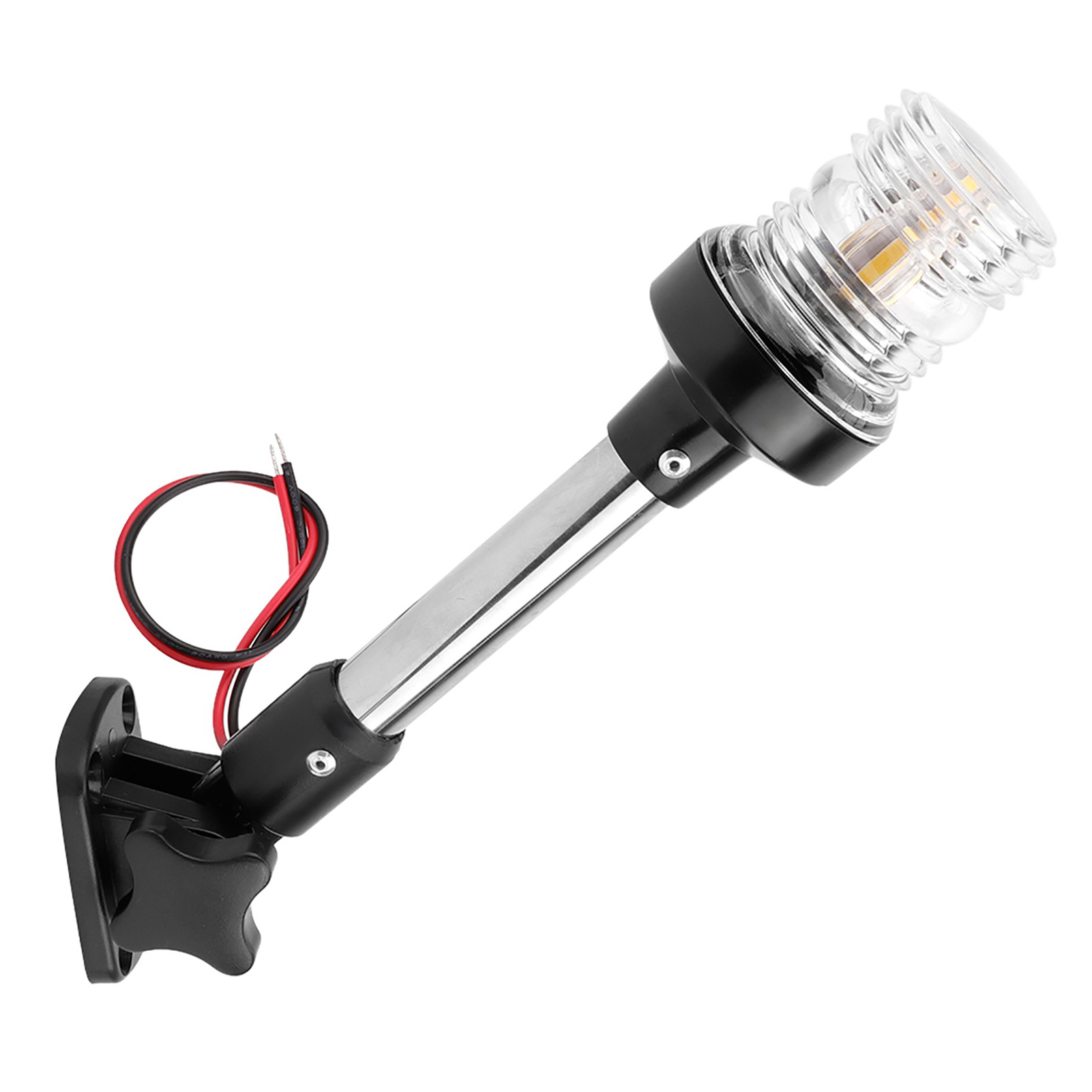 248 Mm Faltbare Led-navigationsleuchte Für Boote/yachten, Heck- Und Ankerlicht, Wasserdichte Marine-signalleuchte, Kompakte Rückleuchte