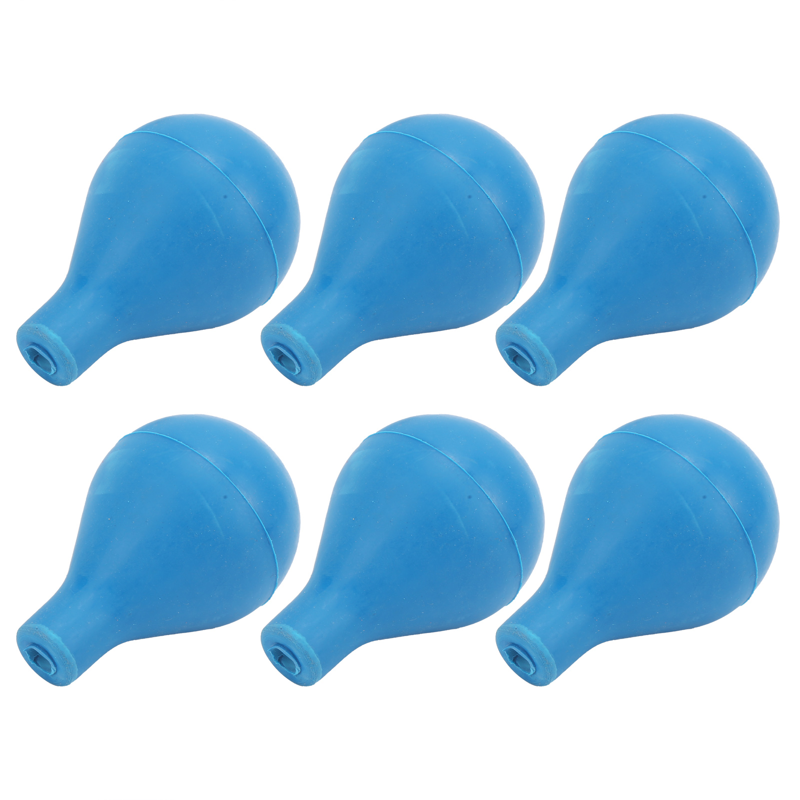 Lot De 10 Poires À Succion En Caoutchouc Bleu Pour Tubes Gradués, Compte-gouttes Et Pipettes De Laboratoire