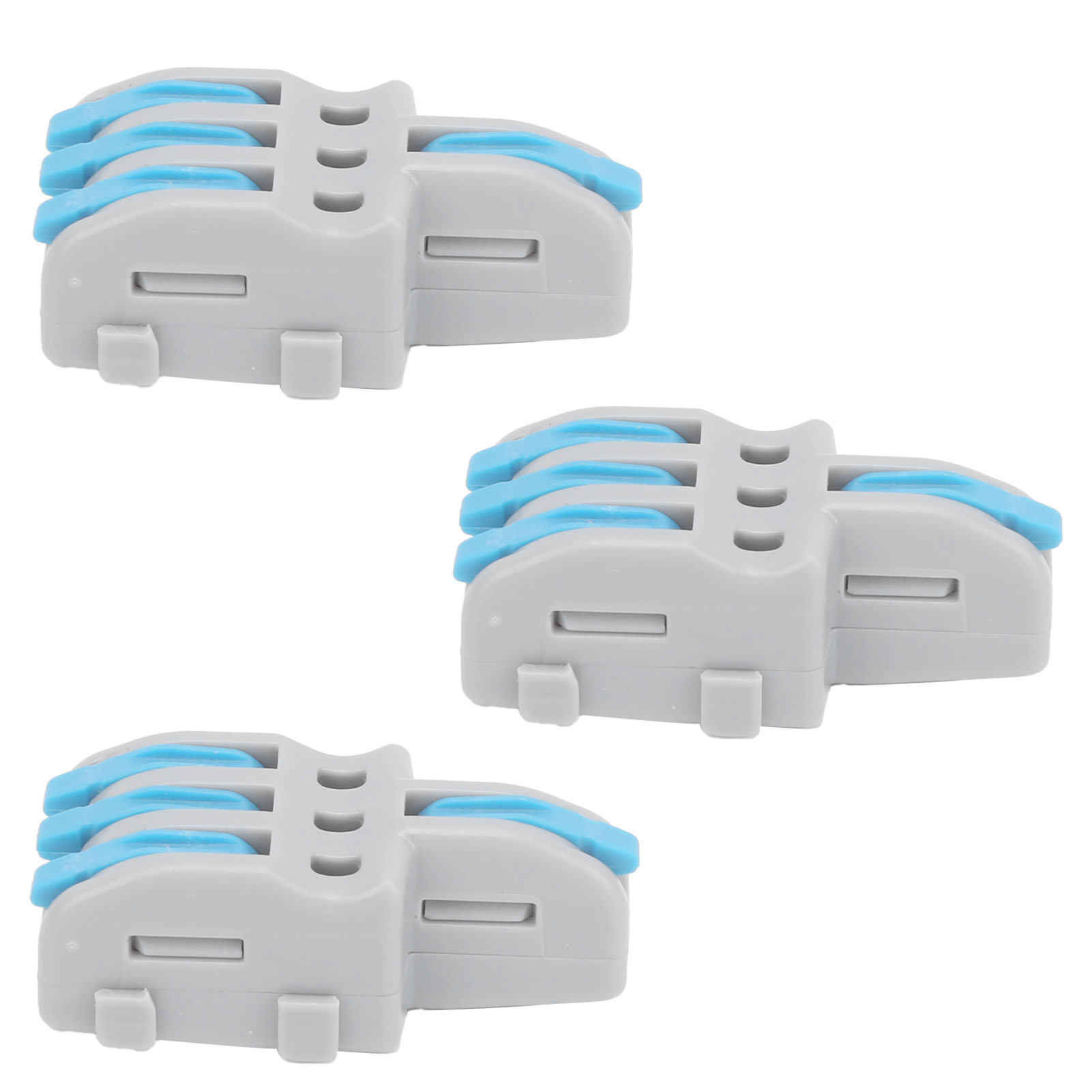 20 Connecteurs Rapides Splf13 1 Entrée 3 Sorties, Répartiteur De Câbles Ttap Pour Moteurs D'Éclairage 250 V (bleu)