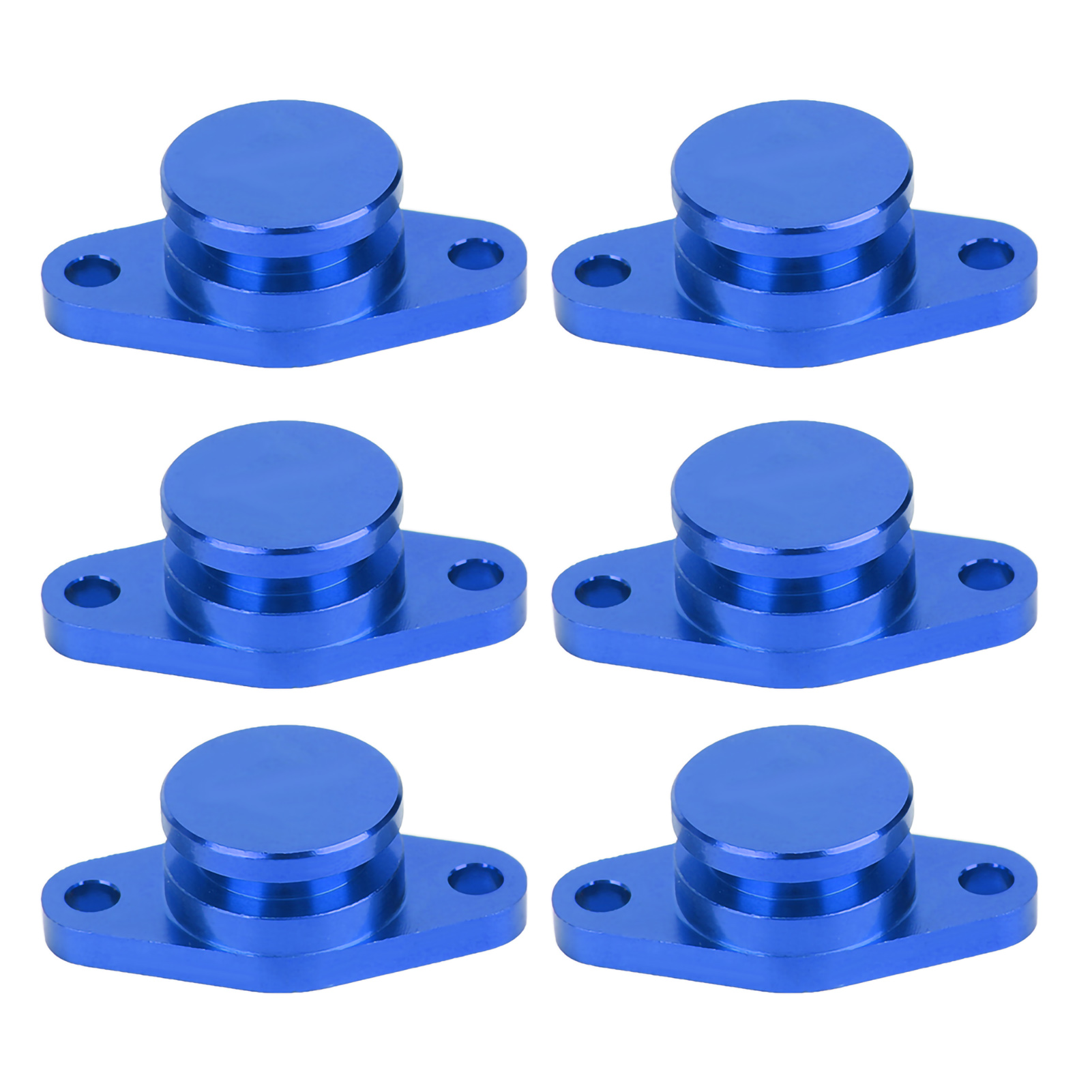 6x22mm Blindstopfen Zum Entfernen Der Ansaugklappe Beim M57/m57d25, Mit Gummidichtungen, Blau, 6-teiliges Set, Geeignet Für Bmw Dieselmotoren.