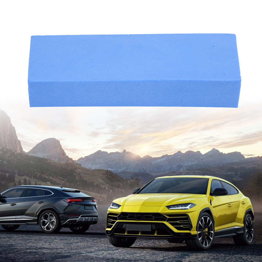 Superabsorbierender Pva-mehrzweck-autoreinigungsschwamm, 3er-set Waschbare Pads, Autowaschzubehör, Blau