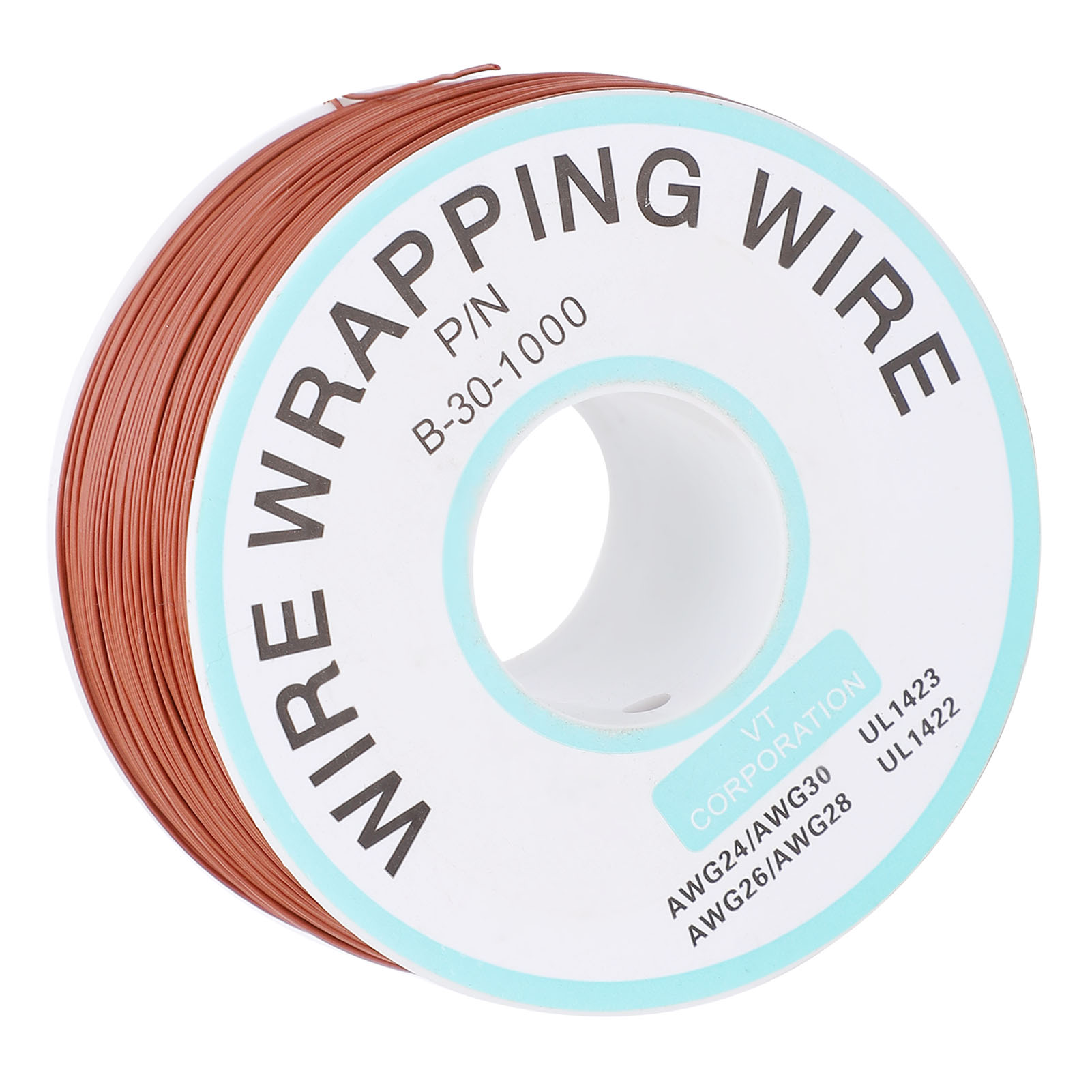 Fil De Cuivre Pour Circuit Imprimé, Fil Volant Étamé Monoconducteur, Ligne De Connexion Électronique Marron