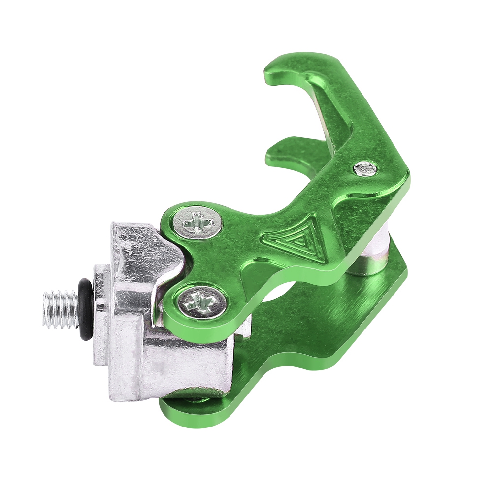 Grüner Motorradhelmhalter Aus Aluminium, Klauenförmiger Haken, Robuster Motorradhelmhalter, Schnelle Befestigung, Praktisches Zubehör.