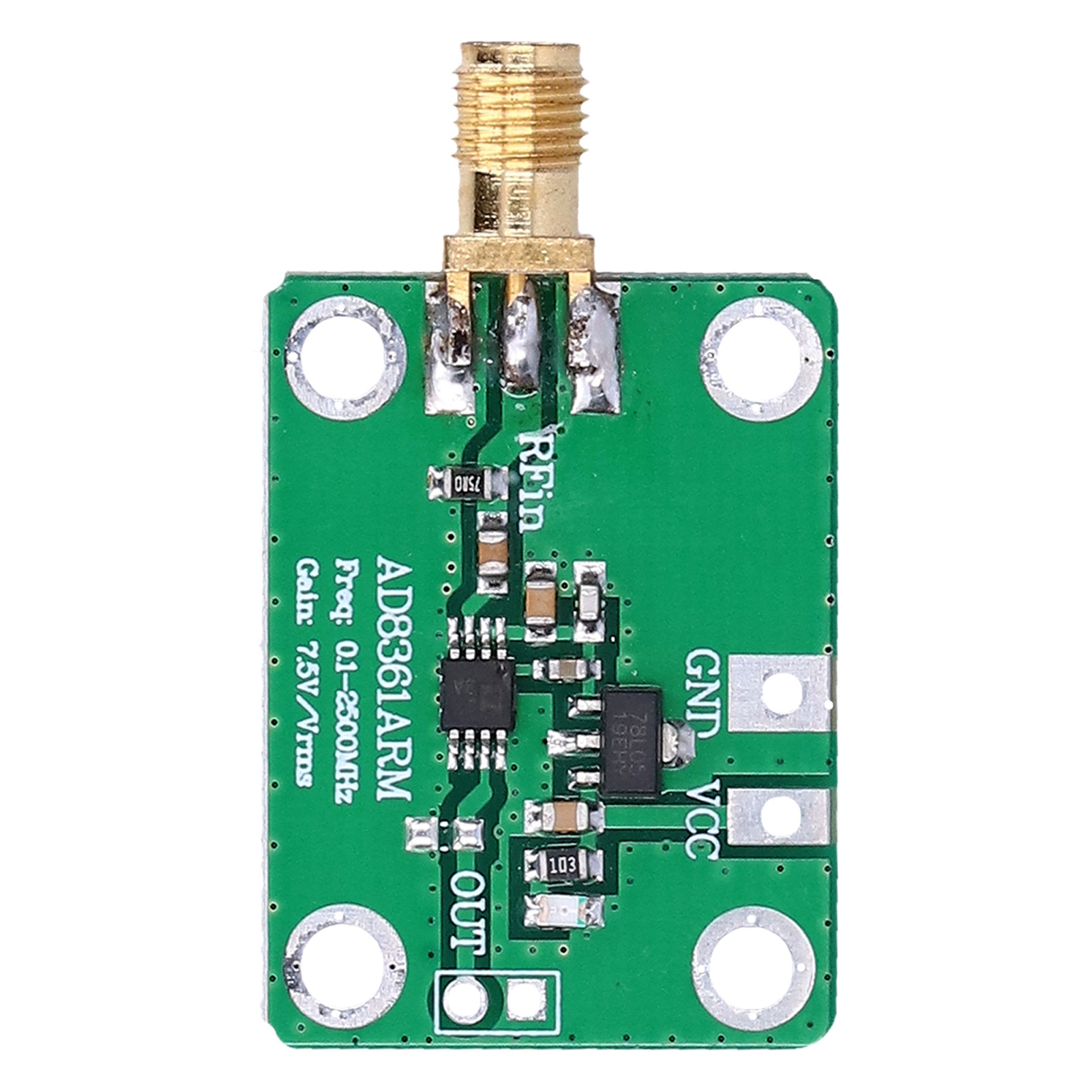 Module Détecteur De Fréquence Rf/micro-ondes/carte De Détection Am 0,1‑2,5 Ghz, Accessoire Ad8361