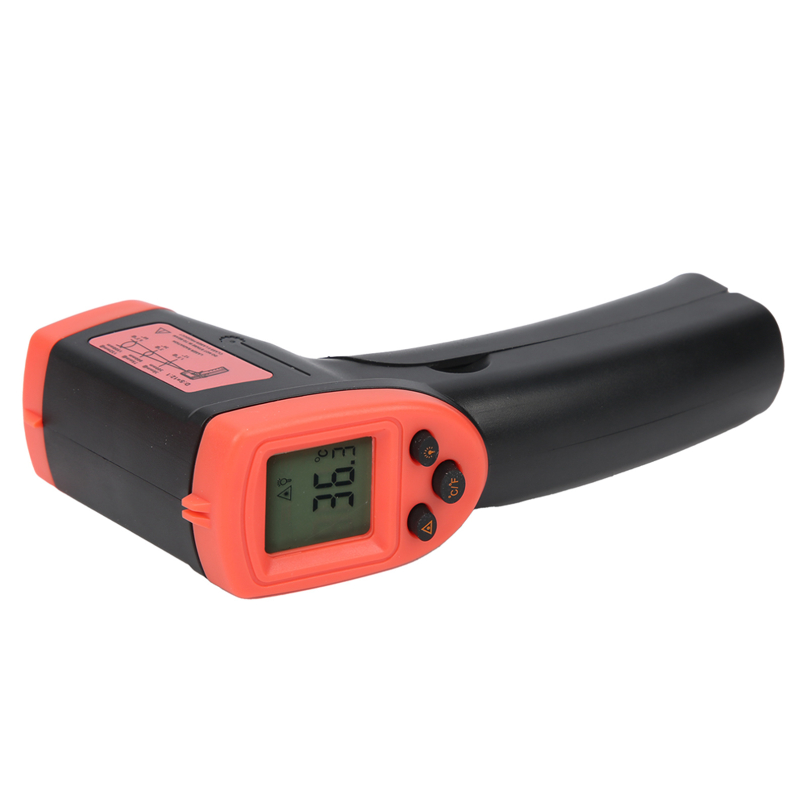 Thermomètre Sans Contact Hw600, Écran Lcd, Infrarouge, Numérique, Mesure De Température (rouge)