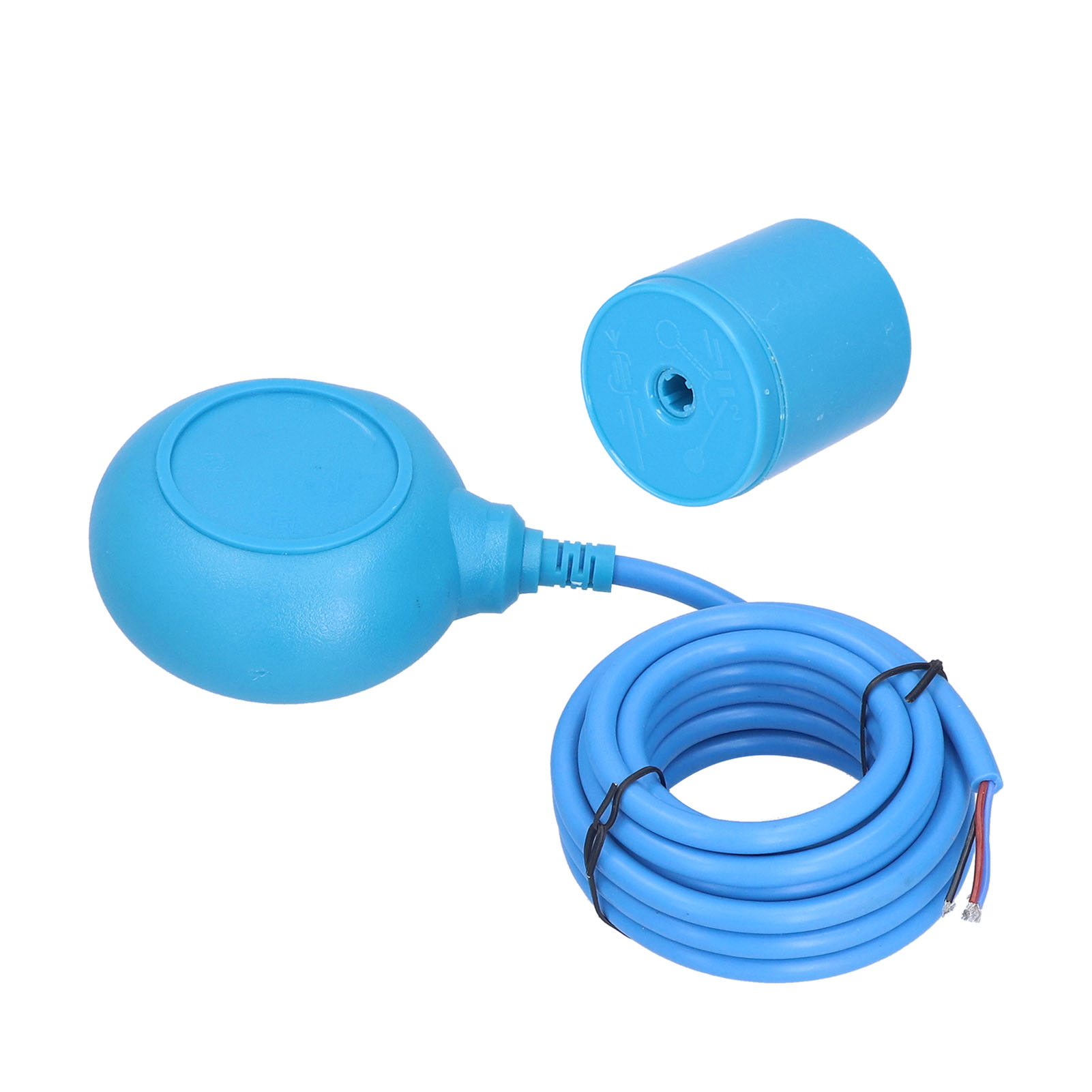 Interrupteur À Flotteur, Contrôleur De Niveau D'Eau, Capteur Ip68 Rond 250 V Pour Pompe De Réservoir De Piscine