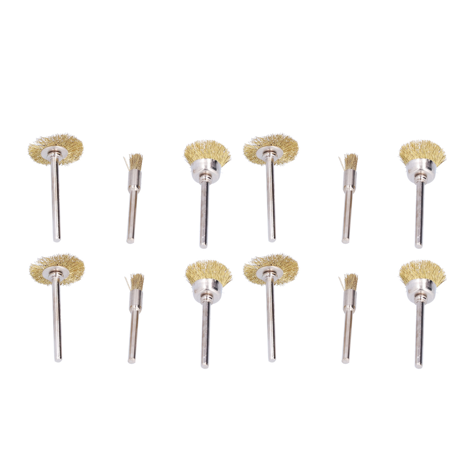 Kit De 90 Brosses Métalliques En Laiton Pour Outil Rotatif