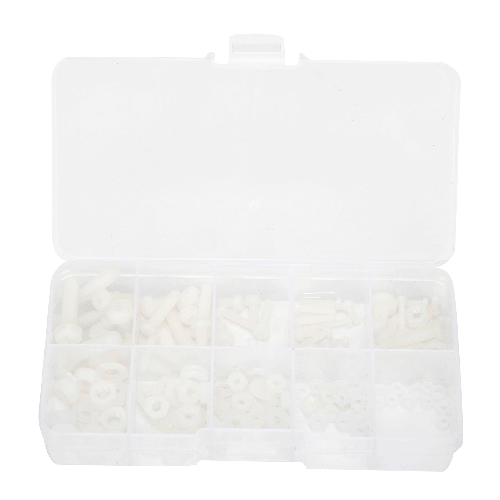 Kit De 150 Vis En Nylon Avec Rondelles Hexagonales Assorties - Fournitures Industrielles M2, M2.5, M3, M4, M5