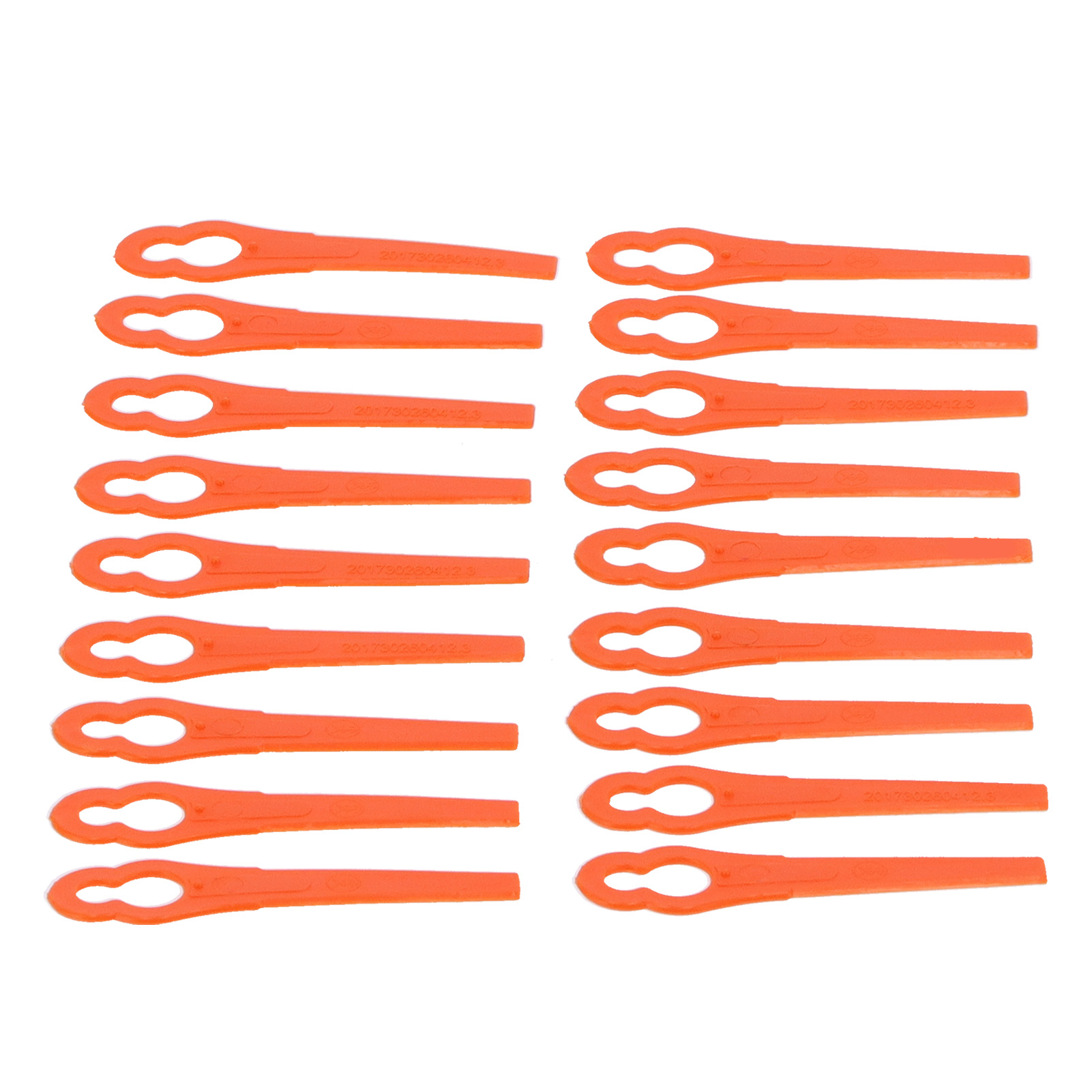 100 Lames De Coupe En Plastique Pour Tondeuse À Gazon, Outils De Rechange Et Accessoires De Taille Pour Le Jardin.