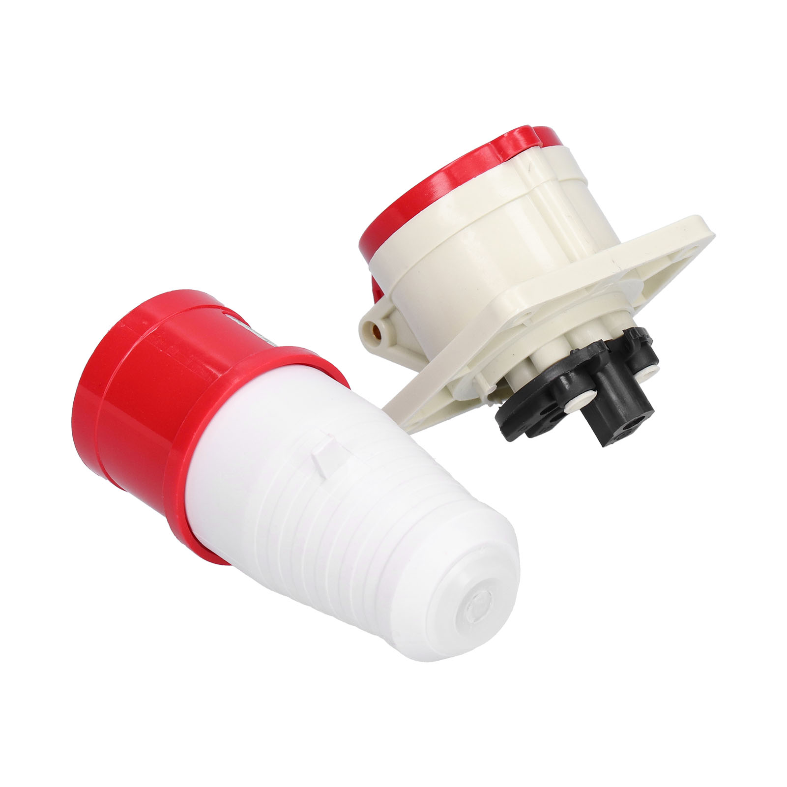 Connecteur D'Alimentation Triphasé Étanche À 4 Broches, Montage Encastré, 380 V/415 V, 16 A, 3p+e