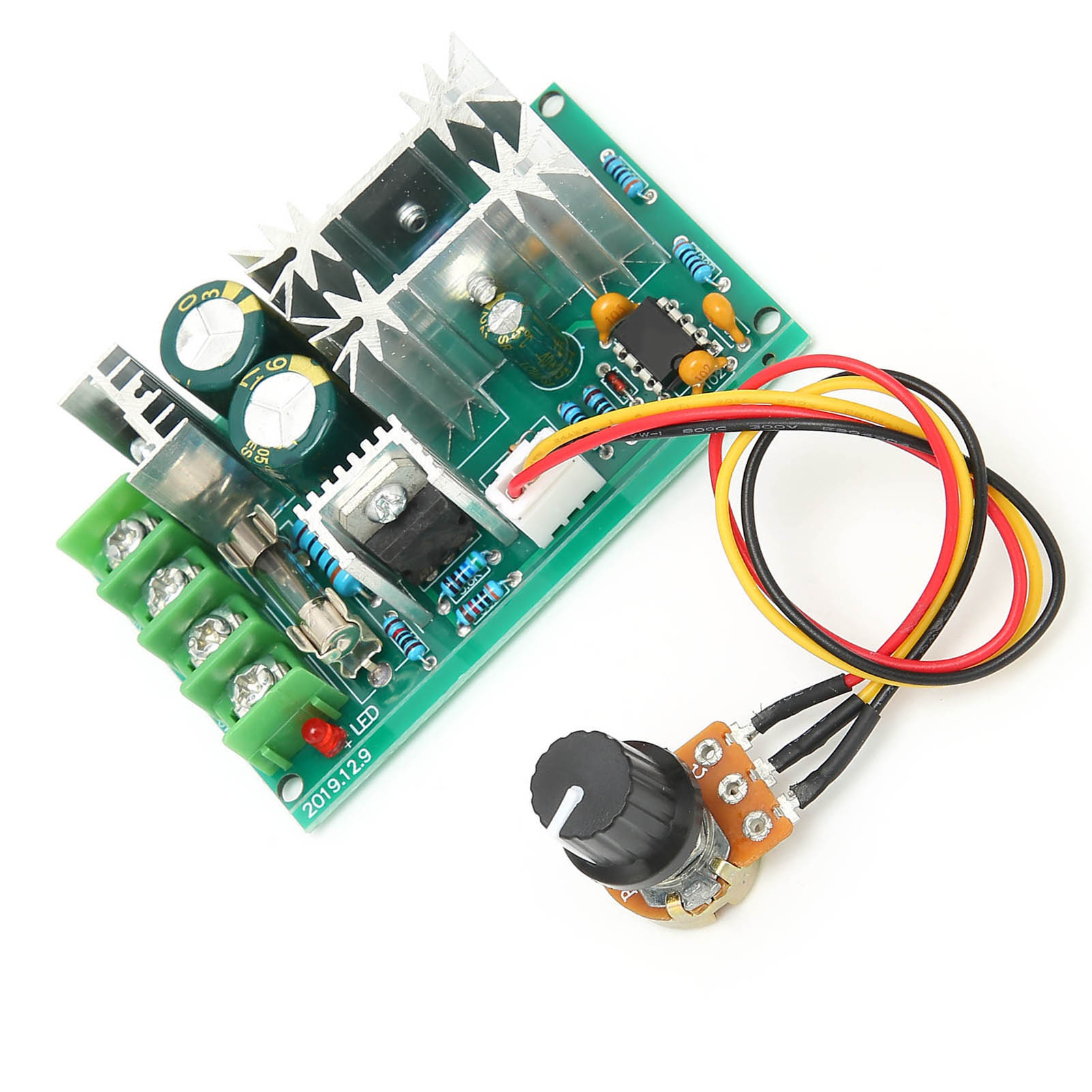 Contrôleur De Vitesse De Moteur Pmw, Module De Commande À Interrupteur, Régulateur De Courant Cc 10-60 V 20 A