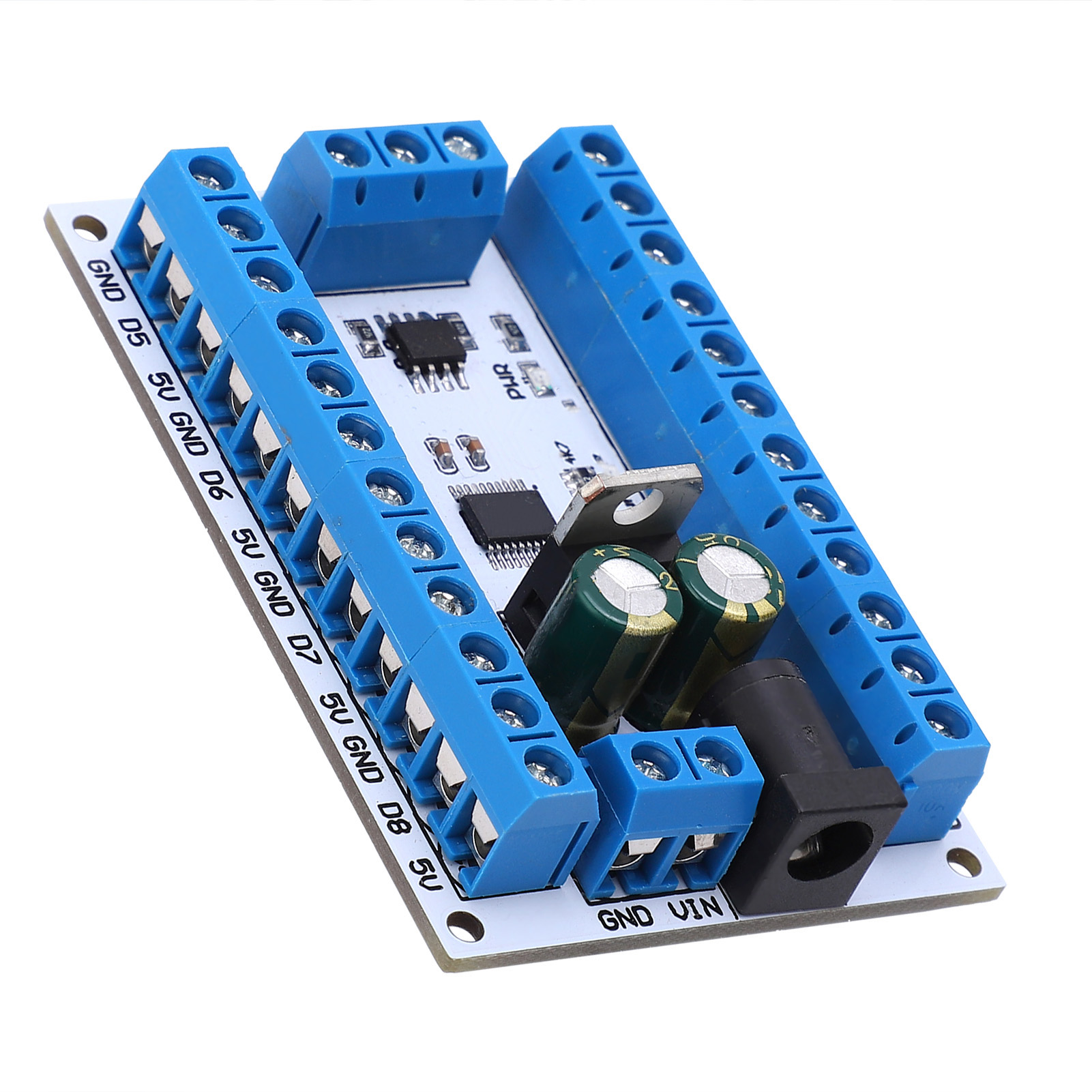 Module De Capteur 8 Canaux R4dcb08, Carte Rs485 Pour Enregistreur Sans Papier, Automate Programmable 6-24 V