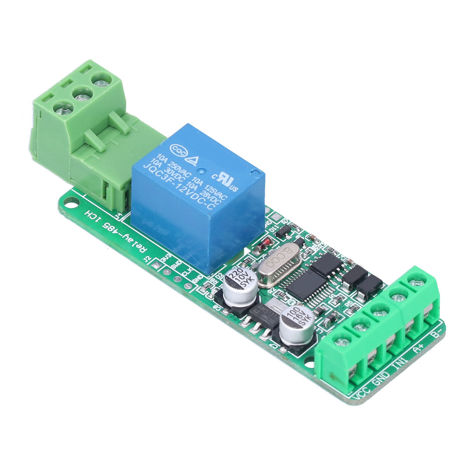 Module De Commande De Relais, Carte De Commutation, 1 Canal D'Entrée/sortie, Communication Rs485 Ttl, 12 V