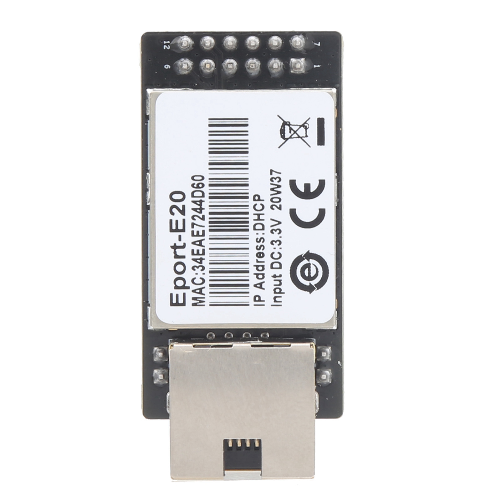 Module Série Vers Ethernet Rj45 En Plastique Vers Ttl Hf-e20 Pour Freertos