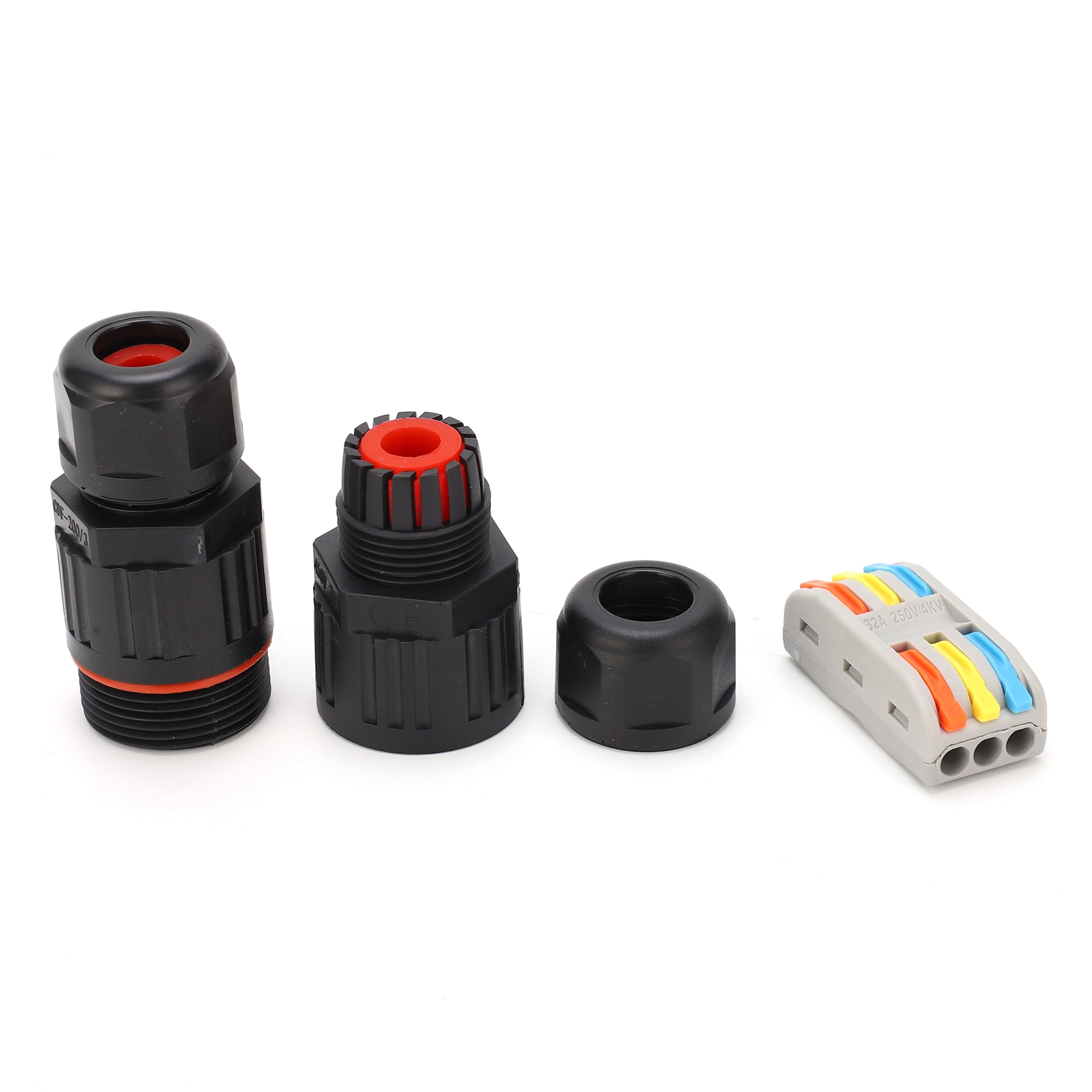 Connecteur De Fil Étanche Ip68, Ignifugé Pa66, Accessoires De Lampe Fil À Fil Cdf-200/3(pct23)