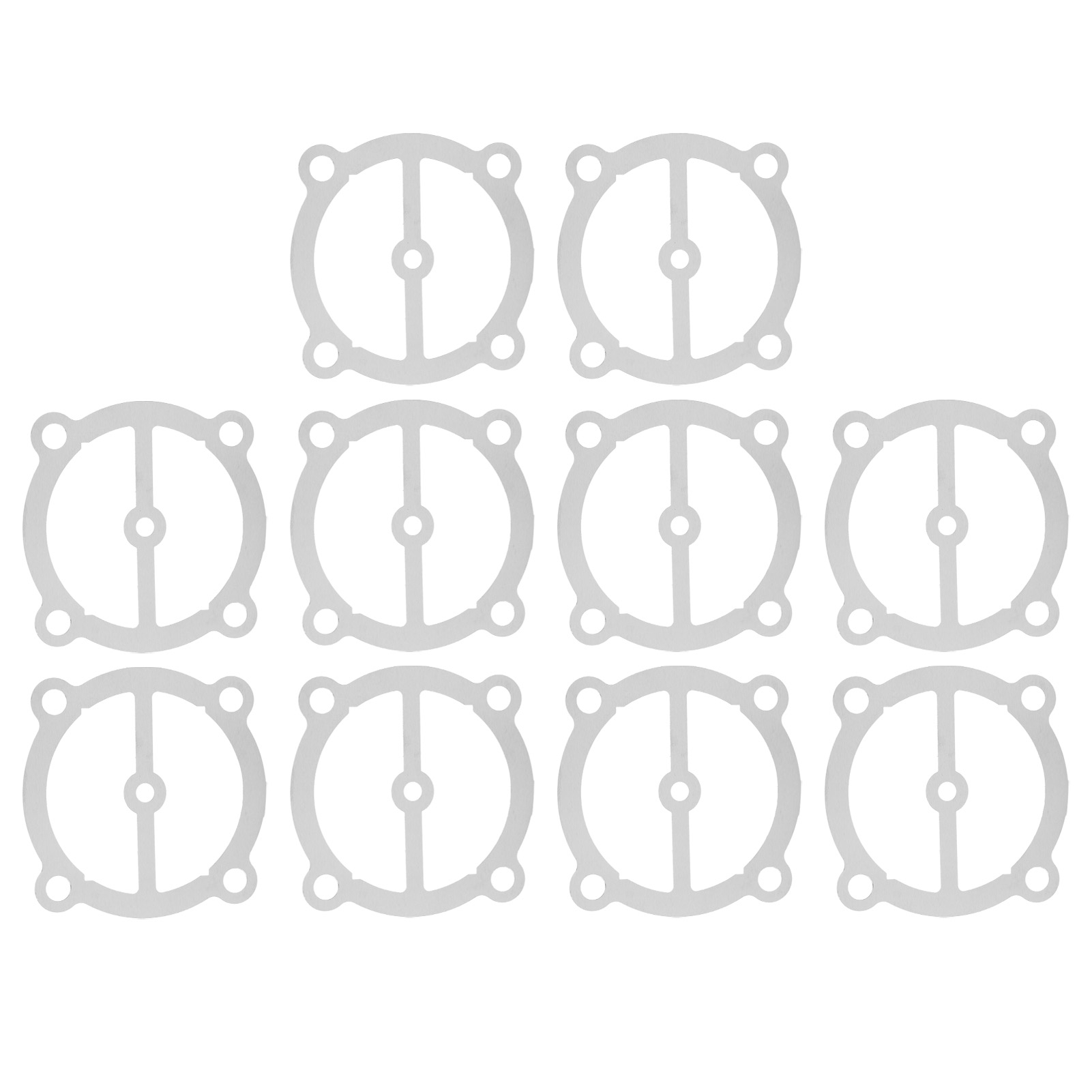 Lot De 10 Joints Pour Compresseur D'Air, Plaque De Soupape Métallique En Aluminium 65 À 5 Trous, Diamètre 0,25 Ou 0,36 Pouce, Pour Pompes De 2,2 À 3 Kw.