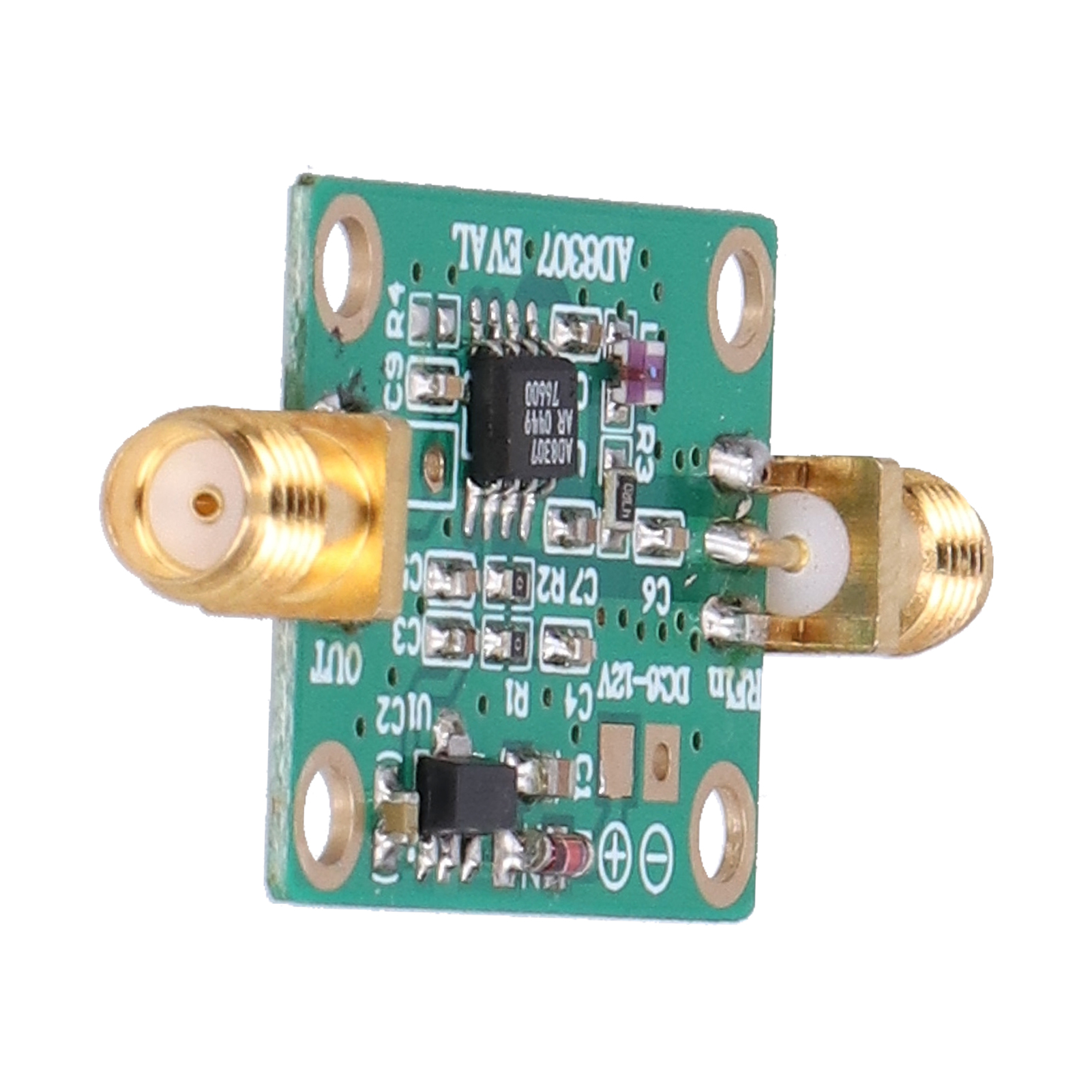 Module De Détection De Test Logarithmique Ad8307 Pour Wattmètre 0,1600 Mω 75+15 Dbm Et Relais Haute Puissance