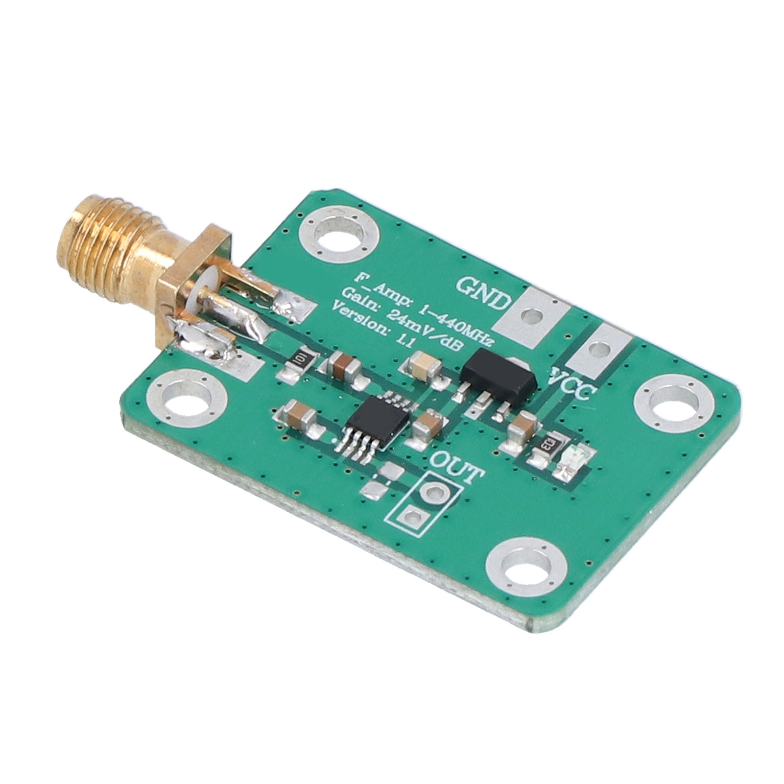 Carte D'Alimentation 0,1 À 440 Mhz Haute Vitesse 12 Ma, Facile À Transporter, Détecteur Logarithmique, Wattmètre 7 V À 15 V