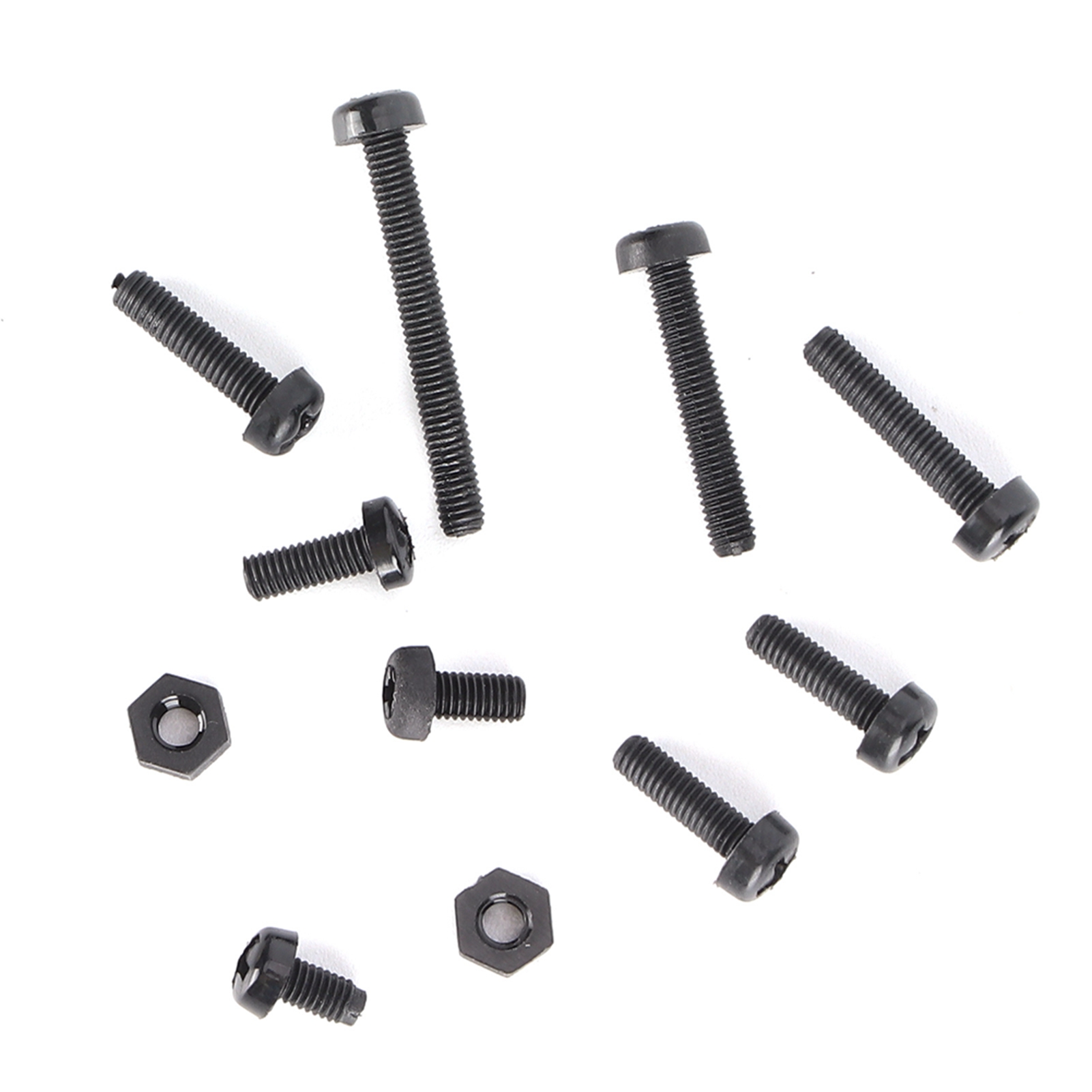 Kit De 160 Vis Et Écrous En Plastique, Vis Cruciformes En Nylon, Écrous Hexagonaux, Outils De Fixation M3