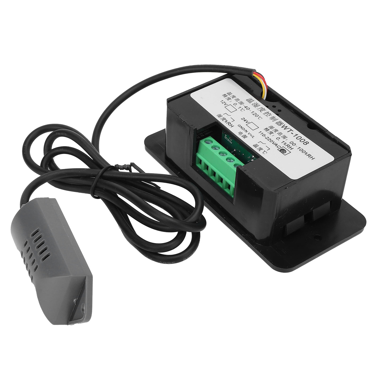 Contrôleur De Température Et D'Humidité À Affichage Numérique Pour Serre, Interrupteur Wt-1008, 110-220 V Ca