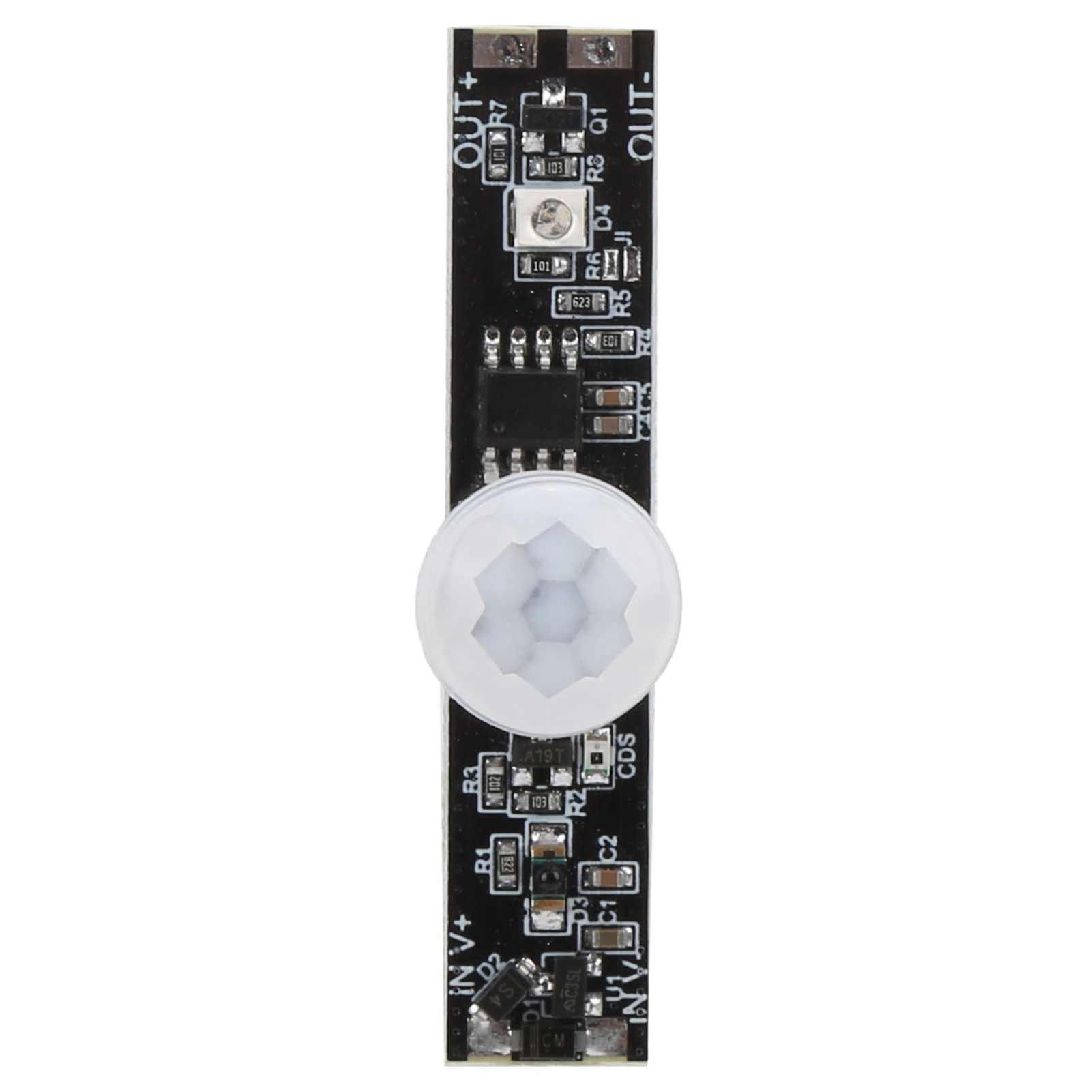 Module De Détecteur De Mouvement Infrarouge Abs Pir Pour Éclairage Lzghphwpirv2 Dc3,7v24v