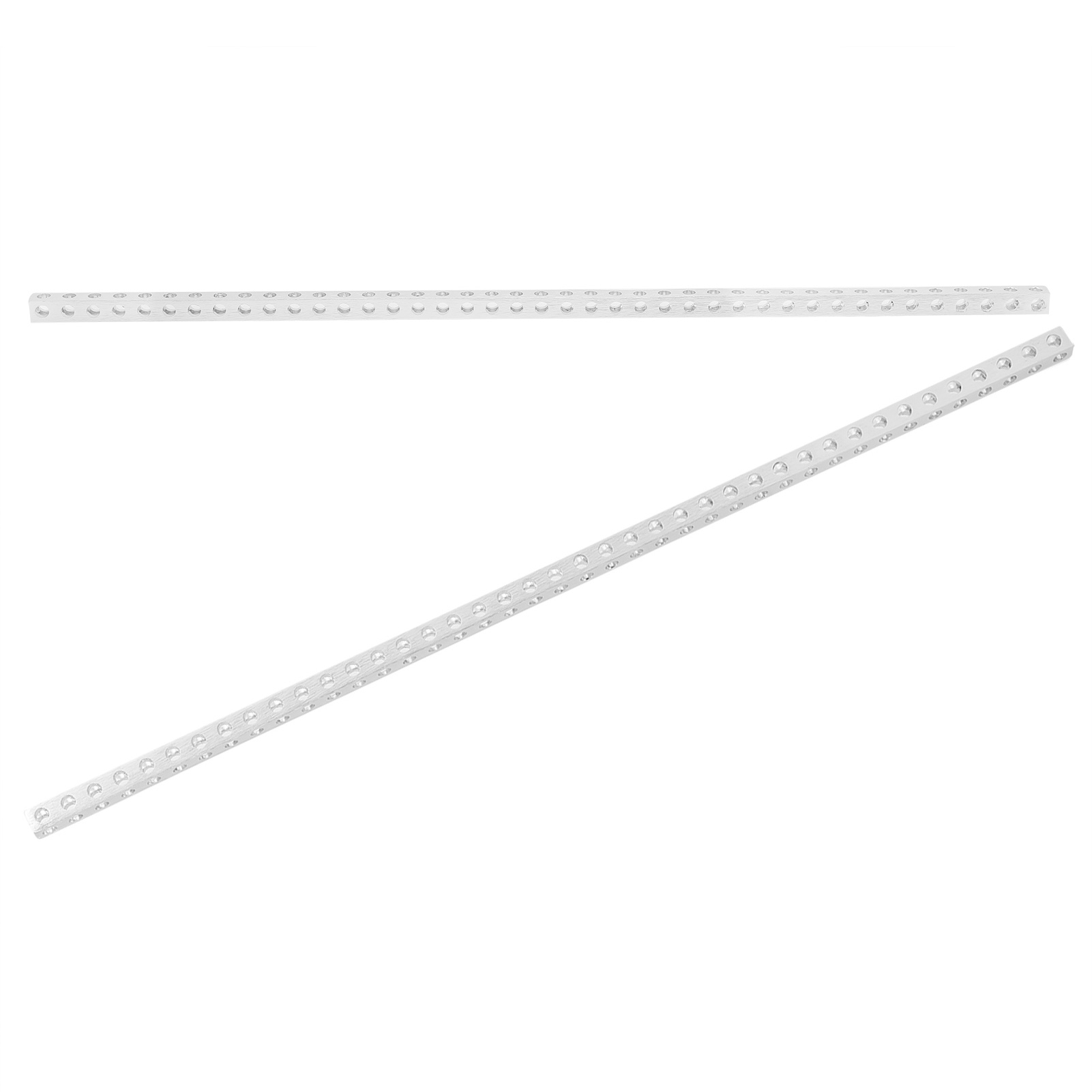 Poutre Carrée À 41 Trous Pour Pièces De Rechange En Aluminium Pour Robot, Référence 3106-0041-0328, Dimensions : 8 X 8 X 328 Mm