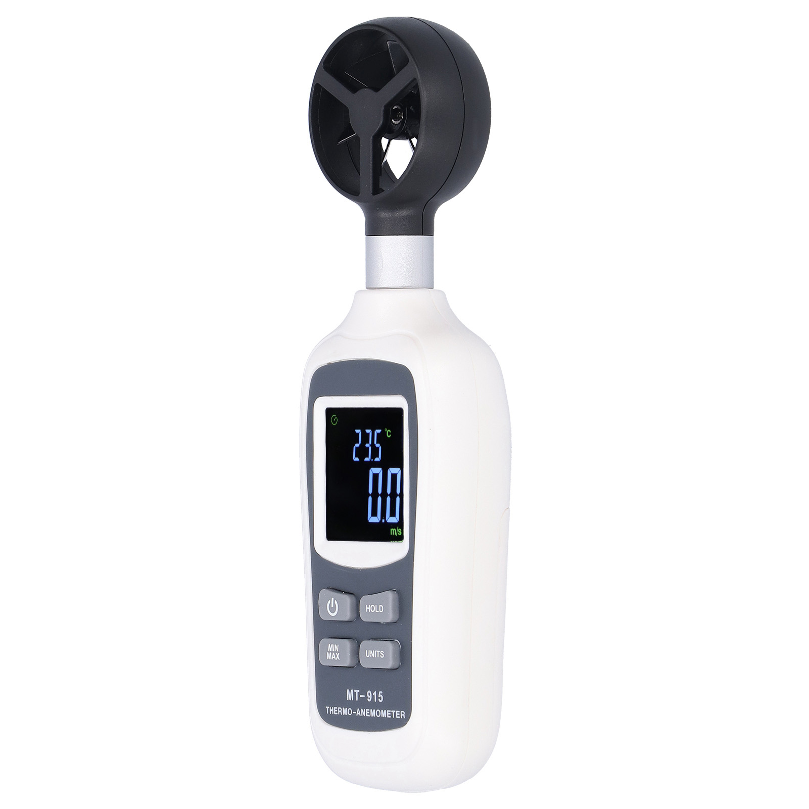 Mt-915 Mini Anémomètre Numérique Lcd Portable, Instrument De Mesure De La Vitesse Du Vent