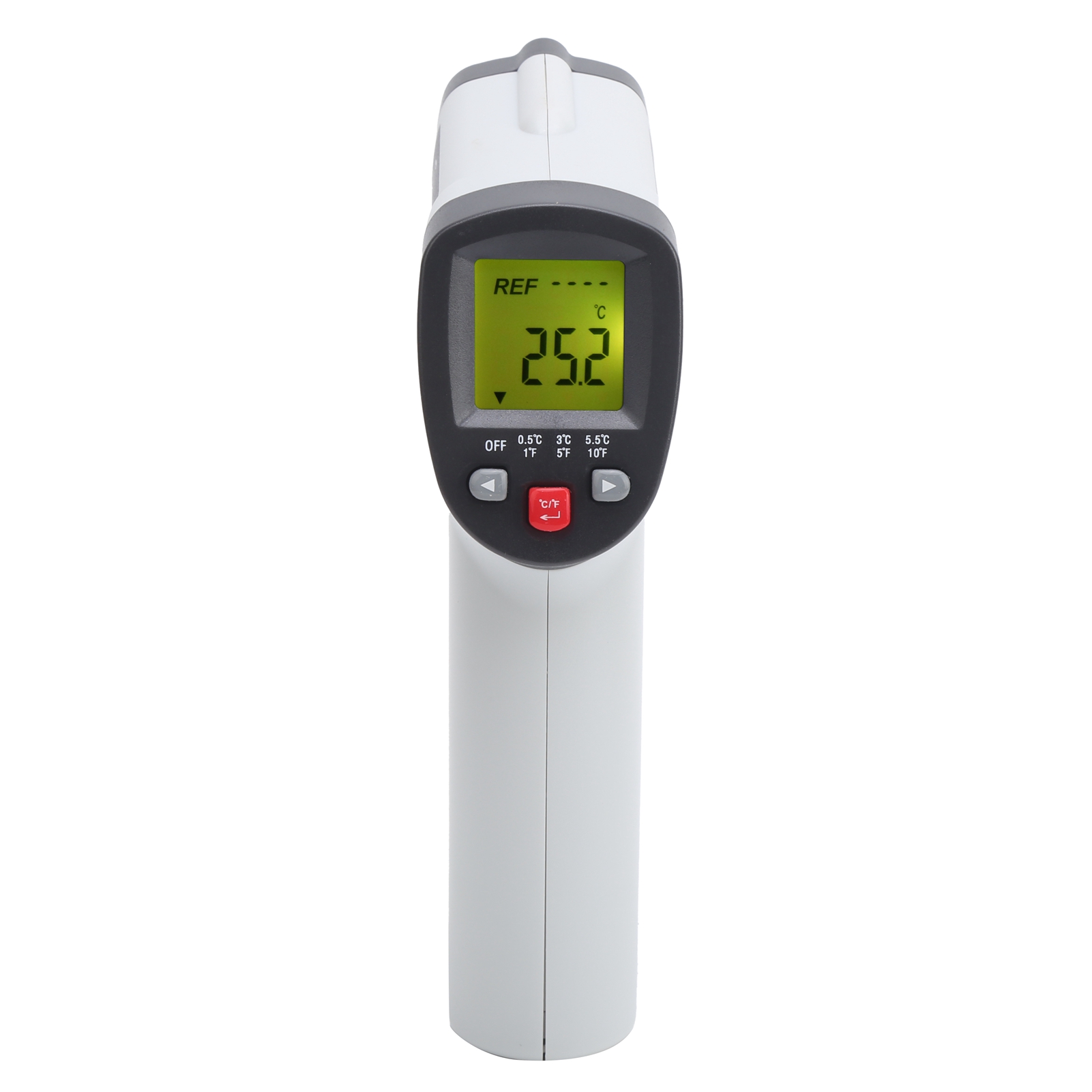 Thermomètre Sans Contact Gm550f -50℃-500℃, Affichage Lcd À Lumière Jaune, Instrument De Mesure De Température Industriel