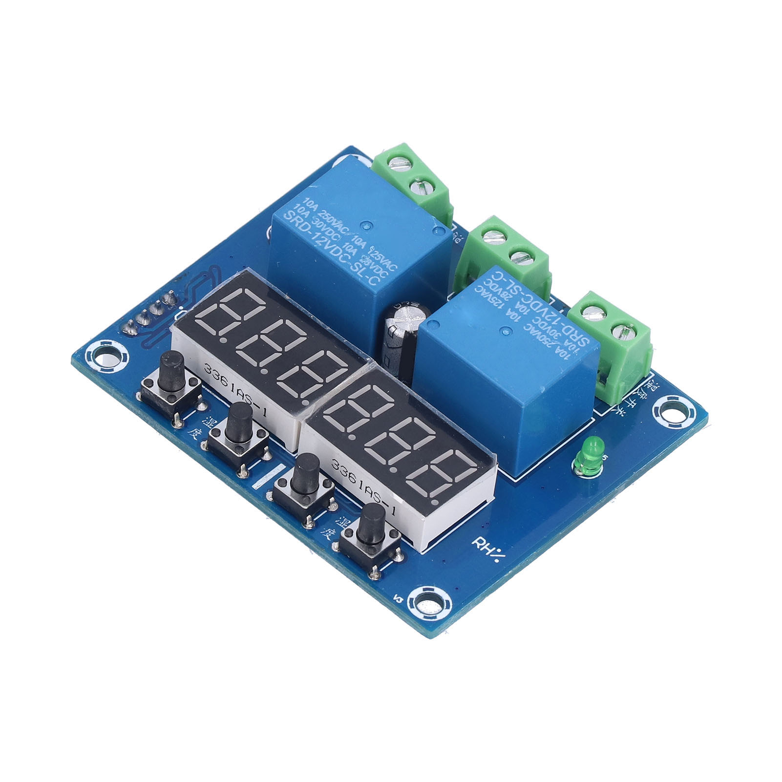 Module De Contrôle De Température Et D'Humidité, Carte Thermostat Automatique Numérique À Double Sortie Avec Capteur
