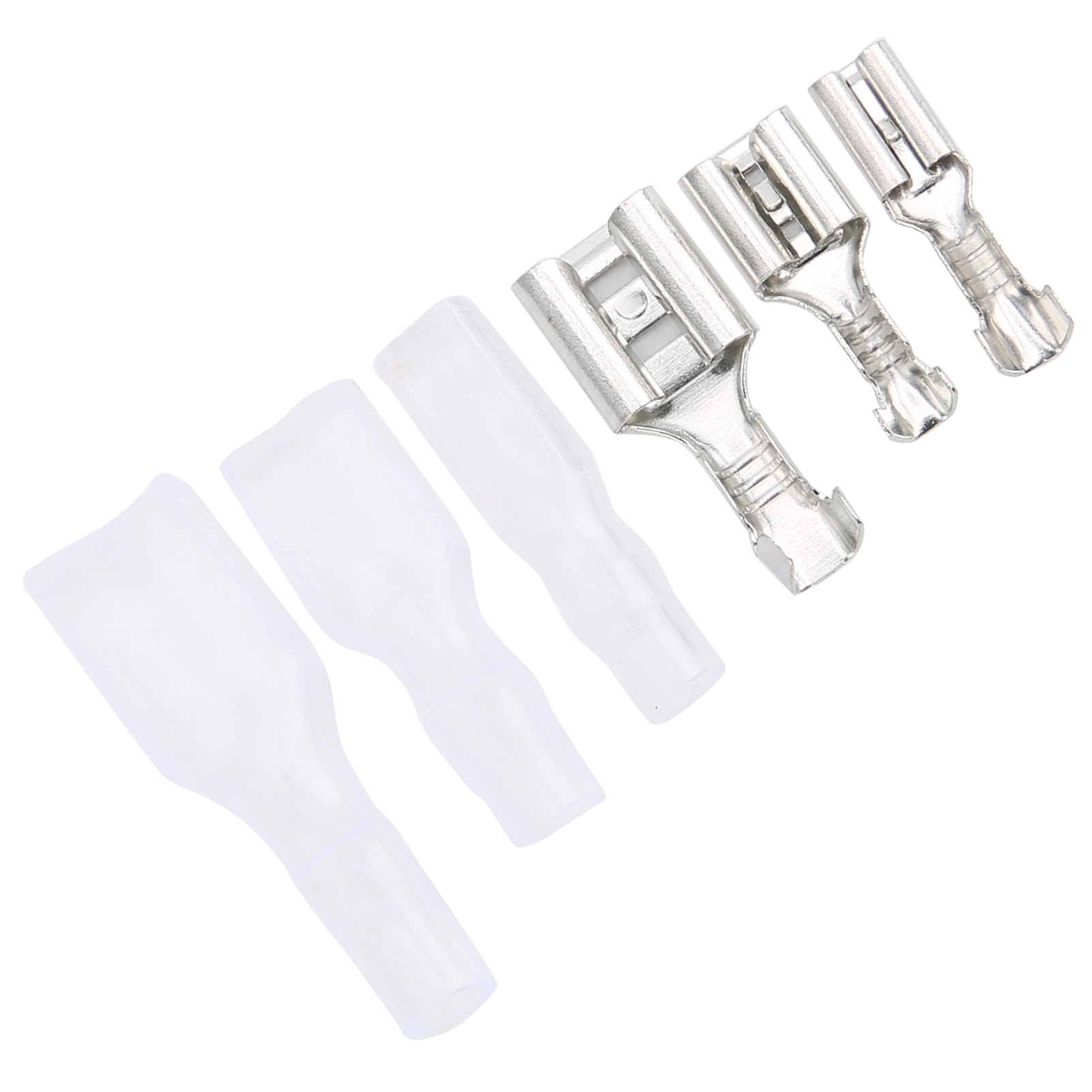 Kit D'Assortiment De 150 Cosses À Sertir Isolées Pour Fils Électriques (2,8/4,8/6,3 Mm).