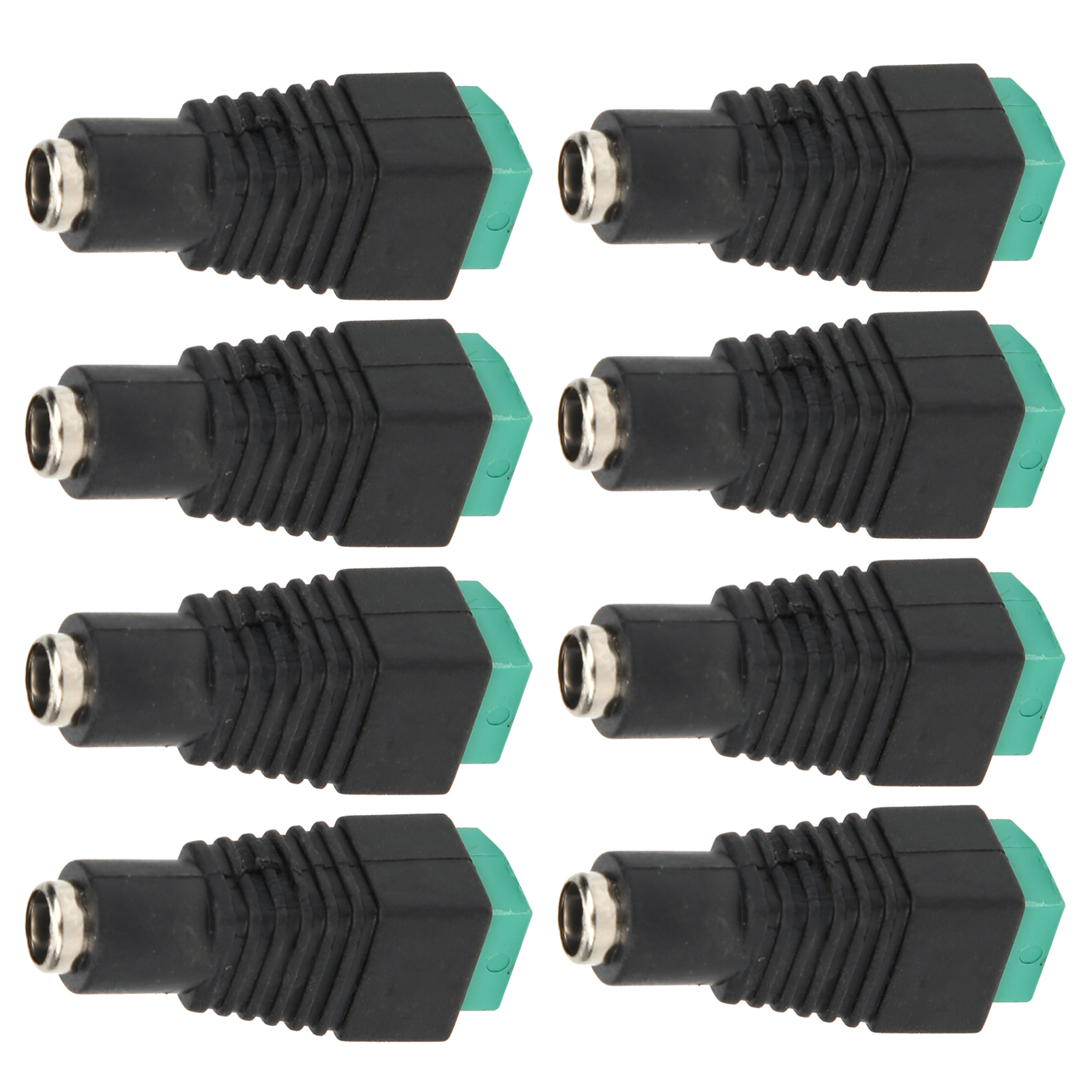 Lot De 100 Adaptateurs Secteur Femelles Pour Moniteur, Caméra Et Accessoires, Connecteurs Industriels