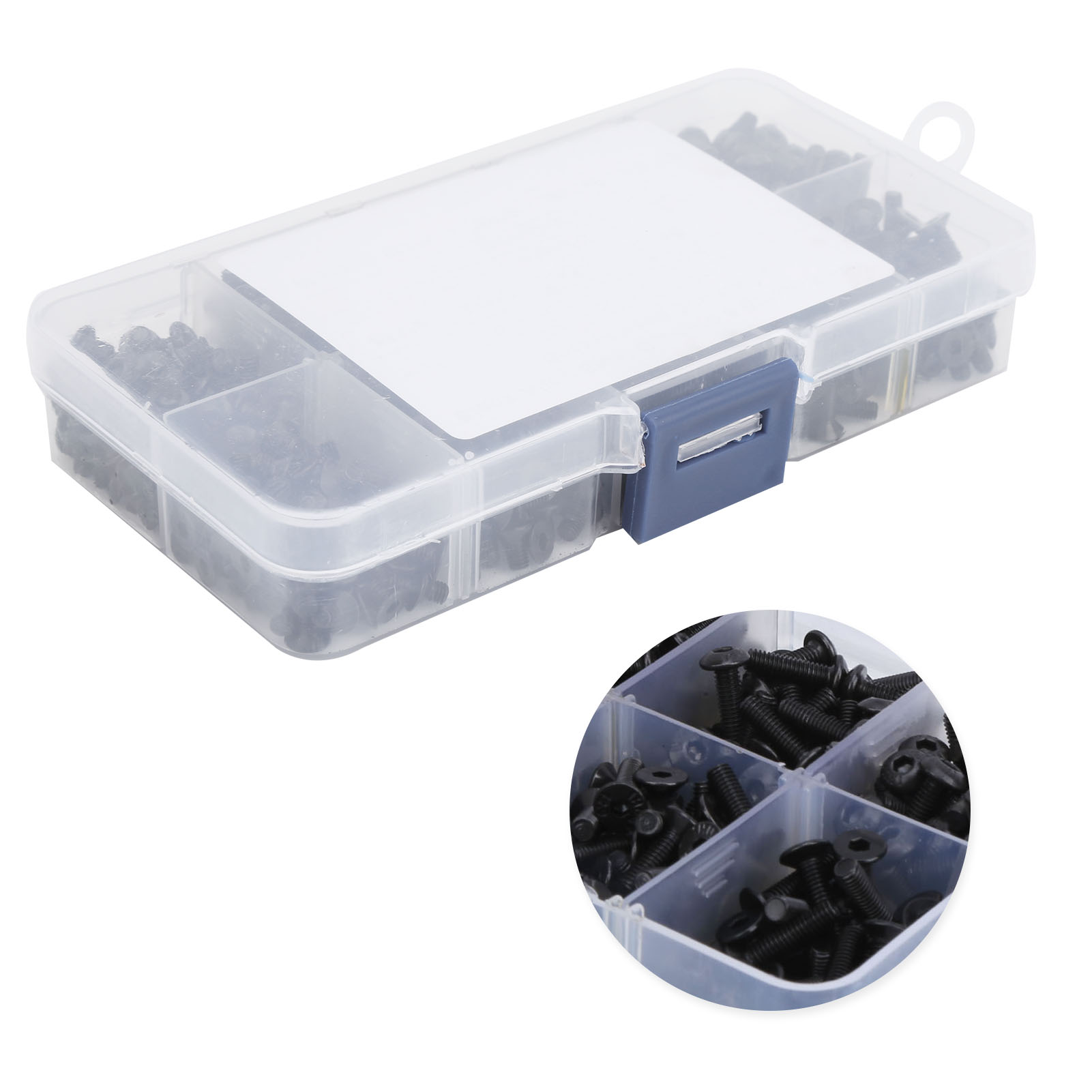 Coffret De 600 Vis À Six Pans Creux En Acier Allié, Tête Plate/panoramique, Outils De Réparation Inclus