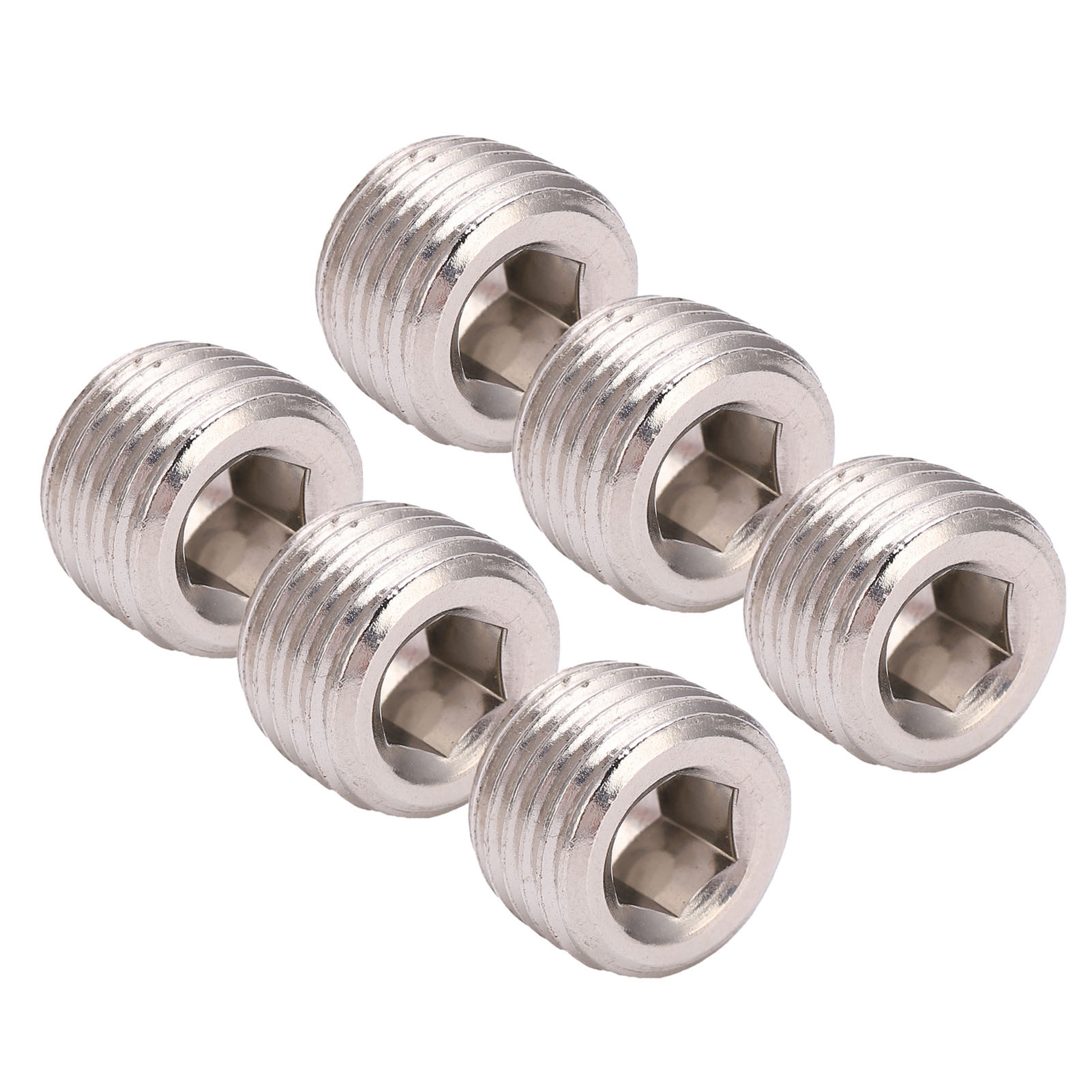 Lot De 25 Bouchons Hexagonaux À Visser Pour Tuyaux, Connecteurs Pneumatiques En Fer 1/4 331
