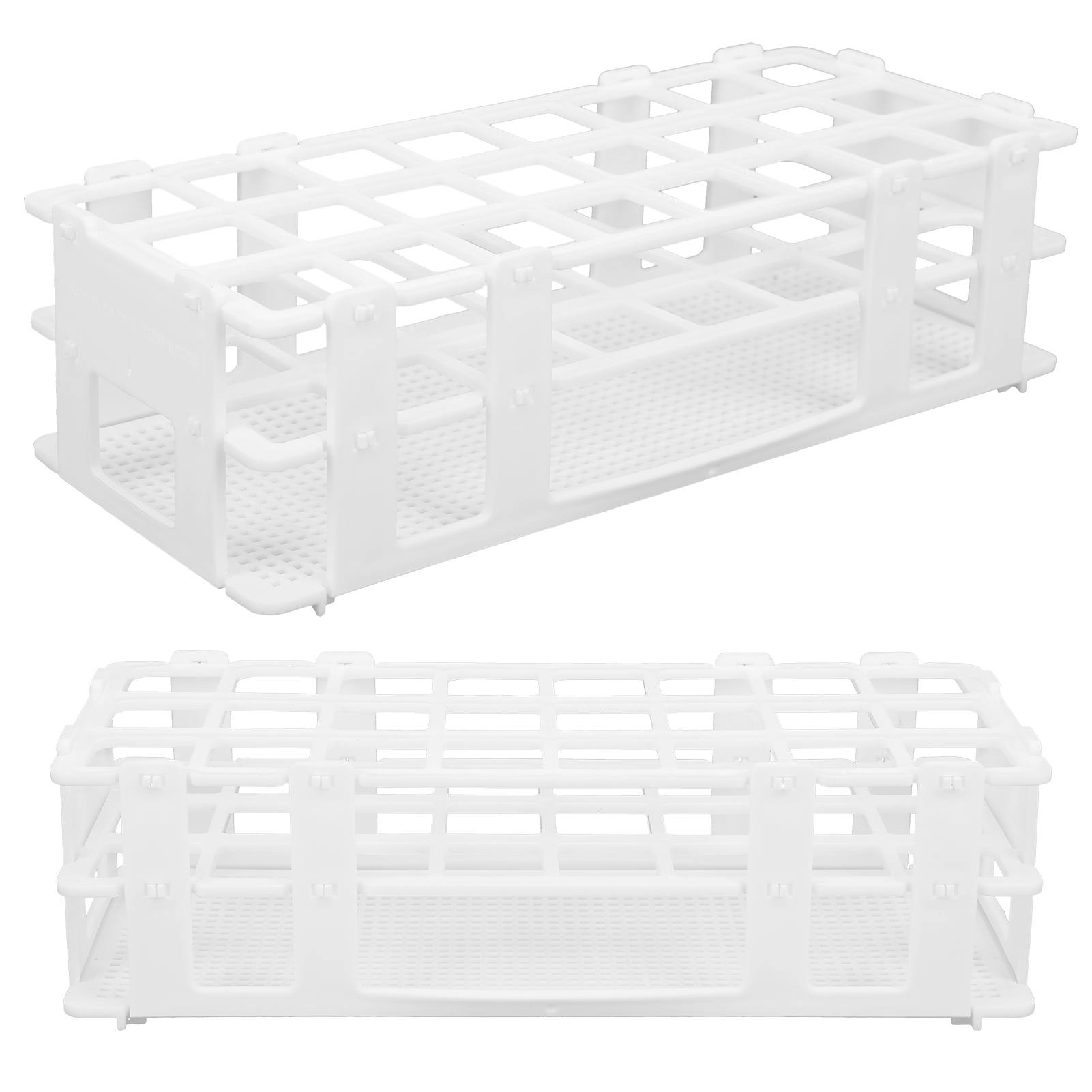 Support Pour Tubes À Essai En Plastique À 24 Trous, Porte-tubes Détachable Pour Laboratoire, 25 X 25 Mm