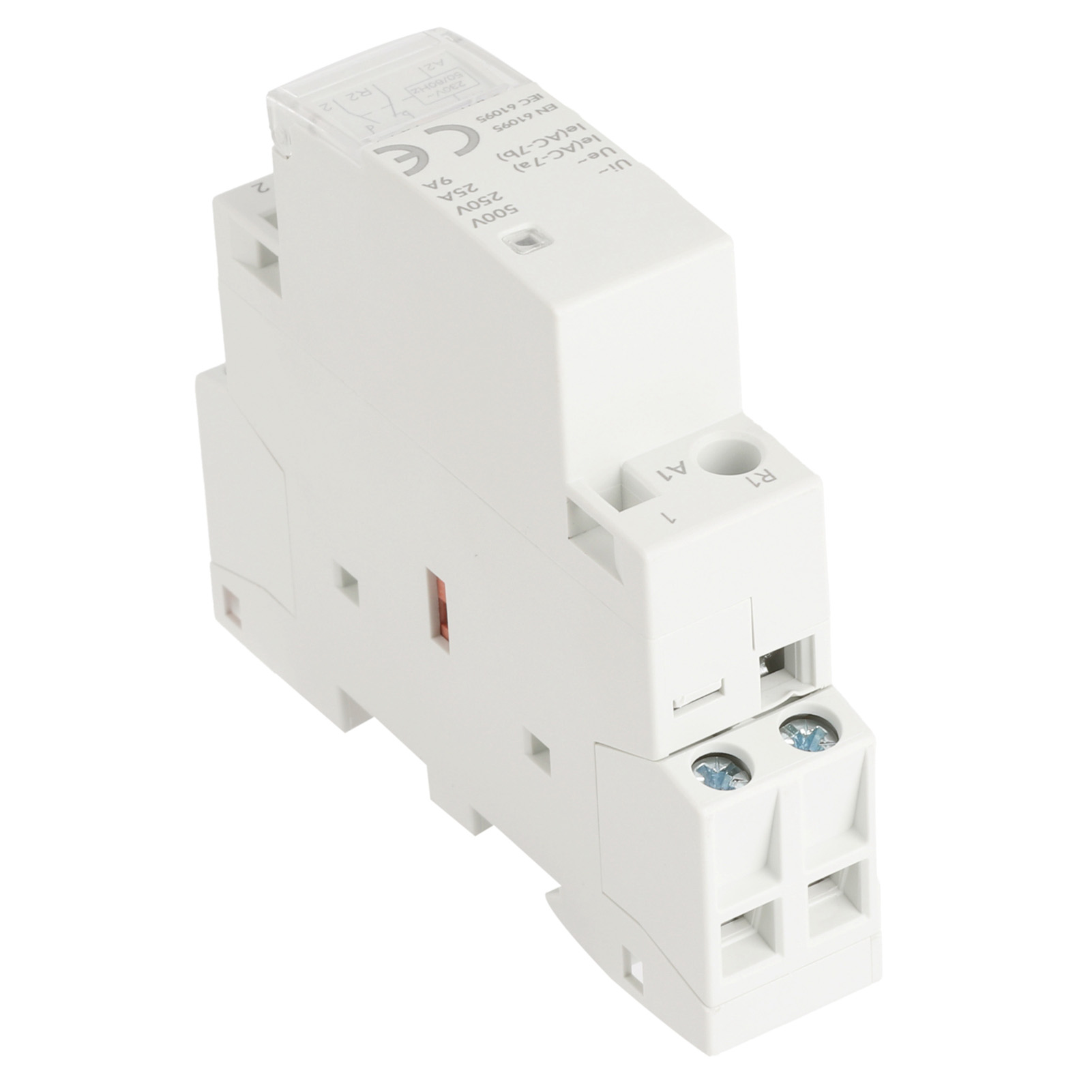 Contacteur Modulaire 2p, Module De Commande De Circuit Industriel Sur Rail Din, 1no 1nc 230v Gyhc‑25