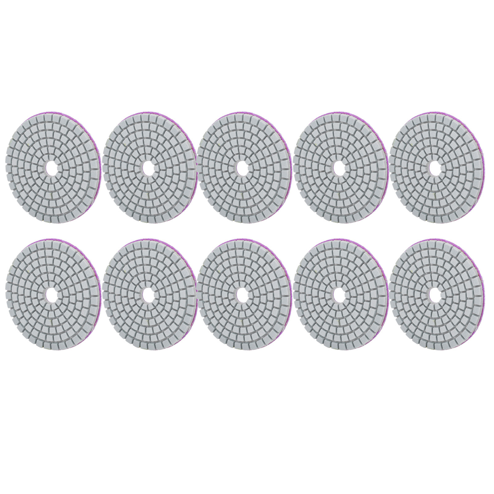 Lot De 10 Disques De Ponçage De 7,6 Cm (3 Pouces) Pour Le Polissage Du Marbre, Du Béton Et Des Pierres (grain 800).