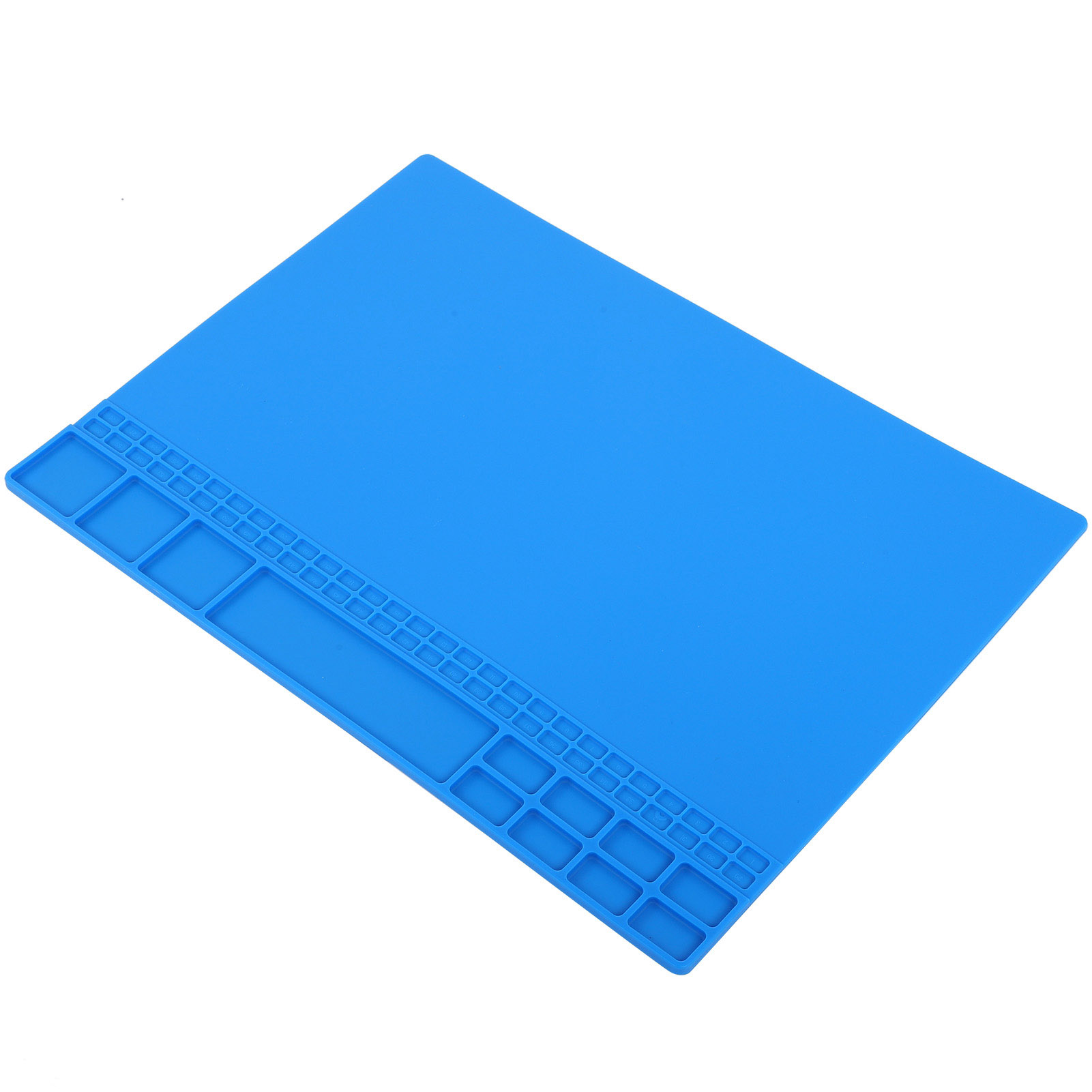 Tapis De Réparation Magnétique En Silicone Résistant À La Chaleur Pour Station De Soudage D'Ordinateurs Et De Téléphones Portables, 405 X 305 X 8 Mm