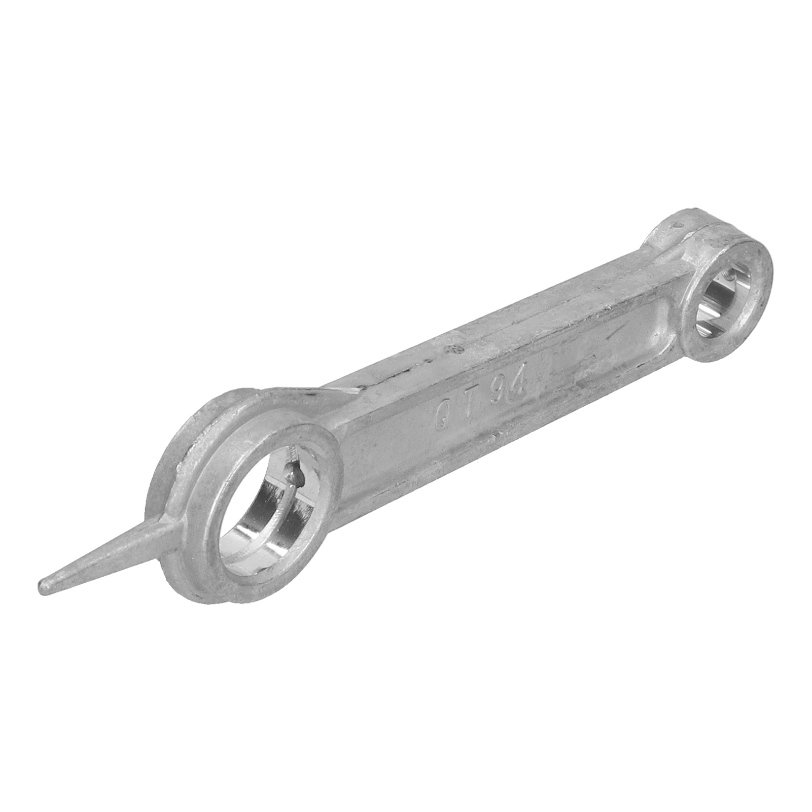 Pièces De Pompe À Air À Faible Inertie Pour Bielle À Double Axe En Aluminium Sablé.