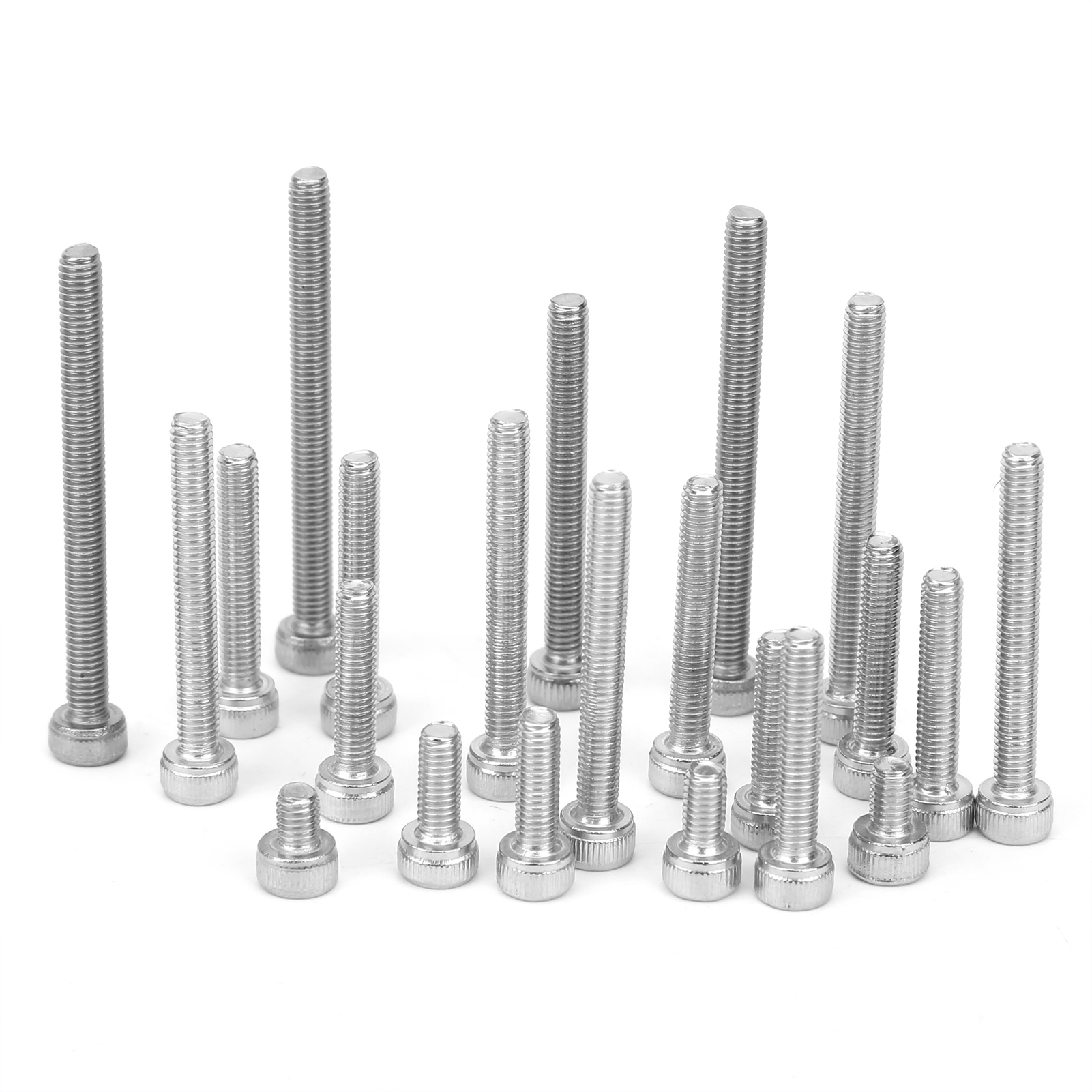 Kit D'Assortiment De Clous Et Capuchons À Six Pans Creux En Acier Inoxydable 304 De Différentes Longueurs (280 Pièces (m3))