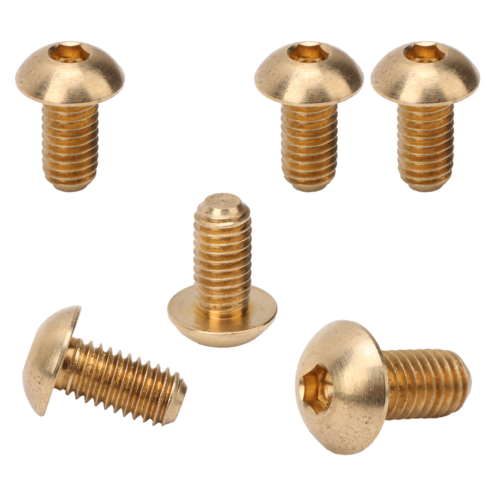 50 Vis À Six Pans Creux En Cuivre M5 X 10 Mm
