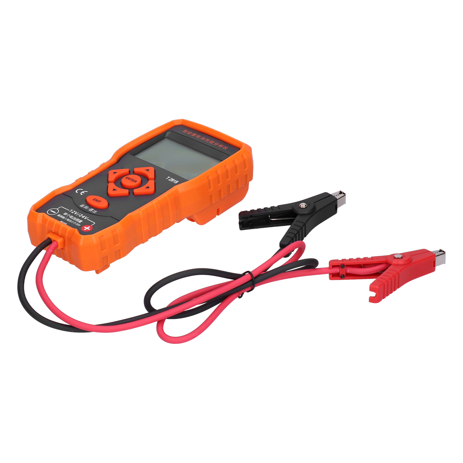 Testeur De Batterie Automobile 12/24 V, Analyseur De Charge Numérique Automobile, Système De Charge T2818