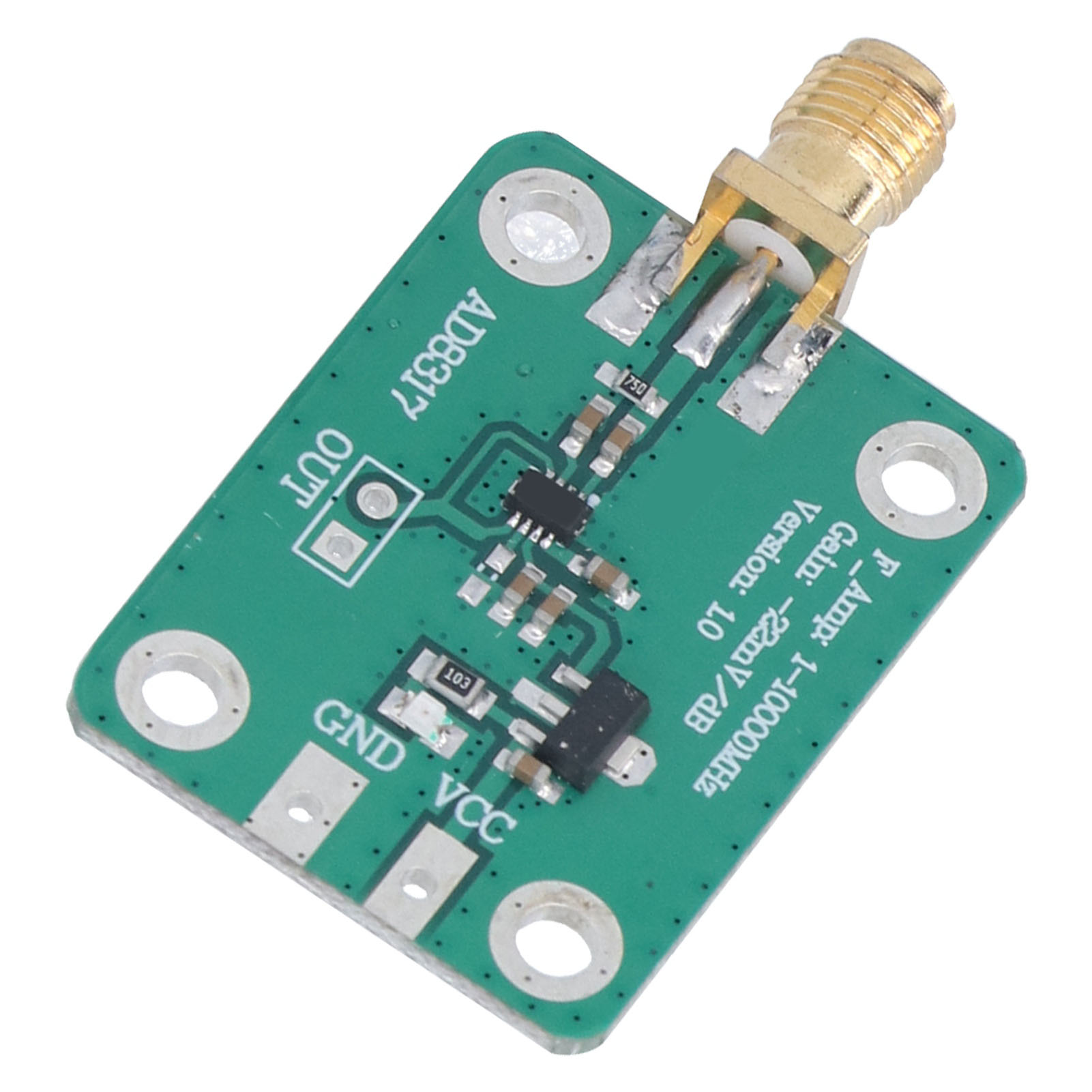 Détecteur Logarithmique Ad8317 -55 Dbm À 0 Dbm 1 Mhz - 10 000 Mhz : Wattmètre Rf Pour La Mesure De La Puissance Du Signal