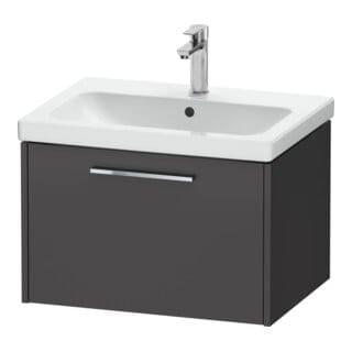 Duravit Waschtischunterschrank D-Code 63,4x40x46cm, 1 Ausz., graph ma, Gr. chr
