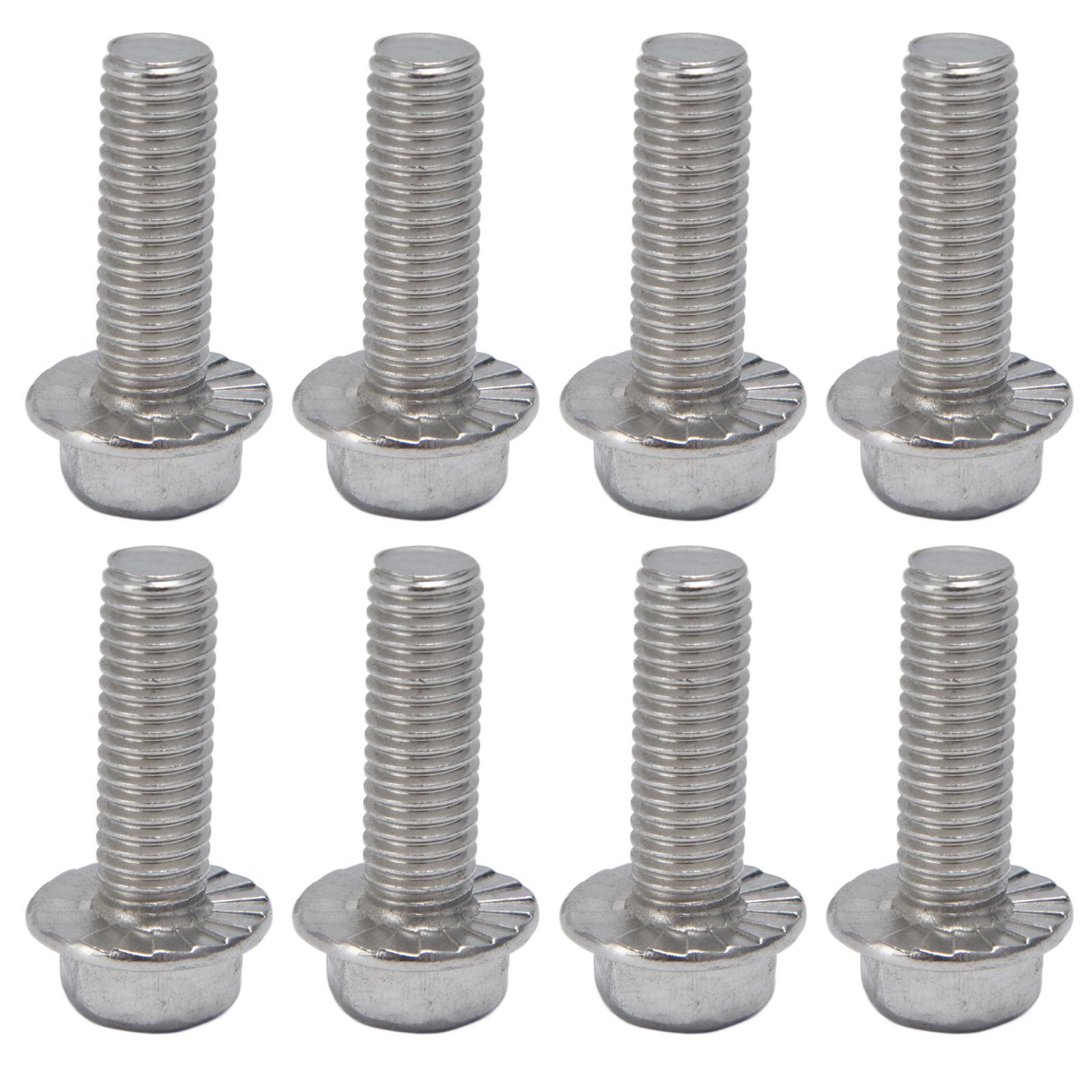 20 Vis M10x1,5 À Tête Hexagonale À Bride En Acier Inoxydable A2-70 Avec Joint Din6921m10x30