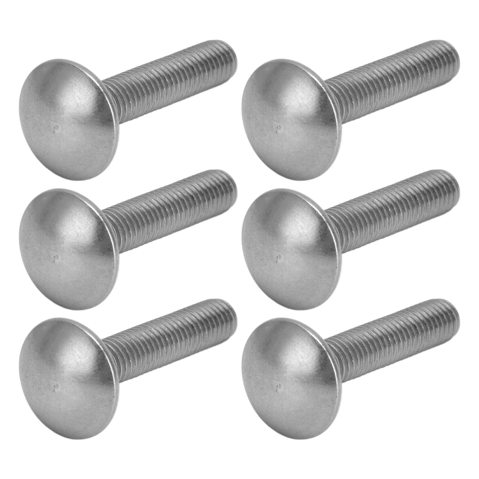 30 Vis M8x1,25 En Acier Inoxydable A2, Filetage Carré Grossier, Din603m8x40