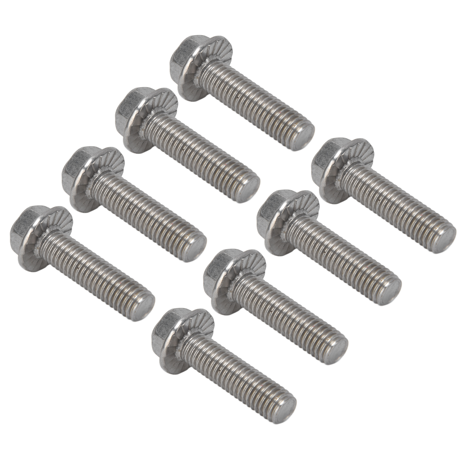 20 Vis M10x1,5 À Tête Hexagonale À Bride En Acier Inoxydable A2-70 Avec Joint Din6921m10x35