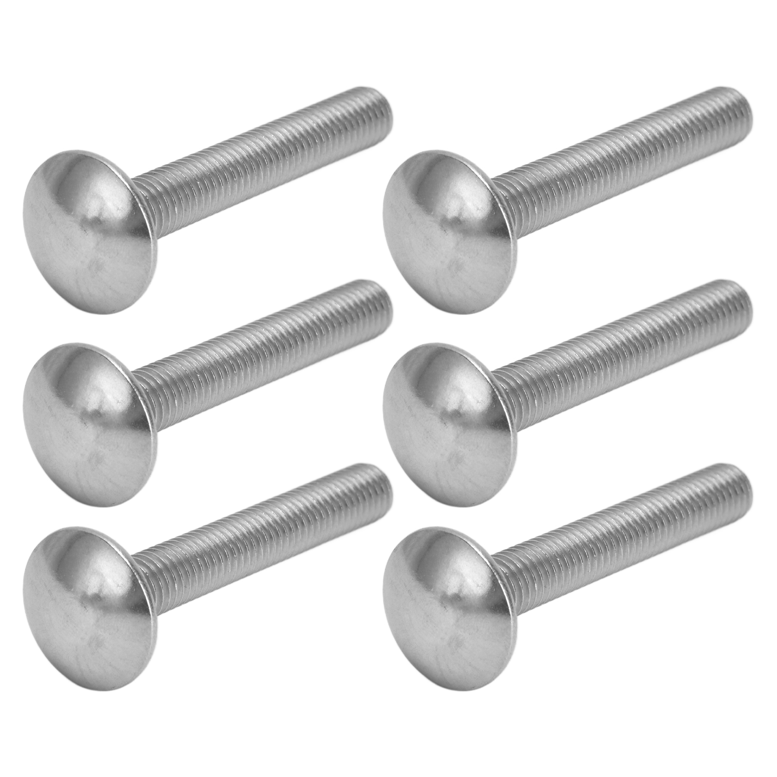 30 Vis M8x1,25 En Acier Inoxydable A2, Filetage Carré Grossier, Din603m8x55