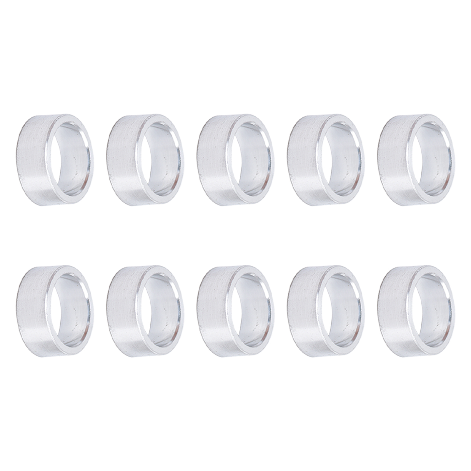 Lot De 10 Entretoises Rondes Non Filetées En Alliage D'Aluminium, Diamètre Extérieur 10 Mm X 4 Mm