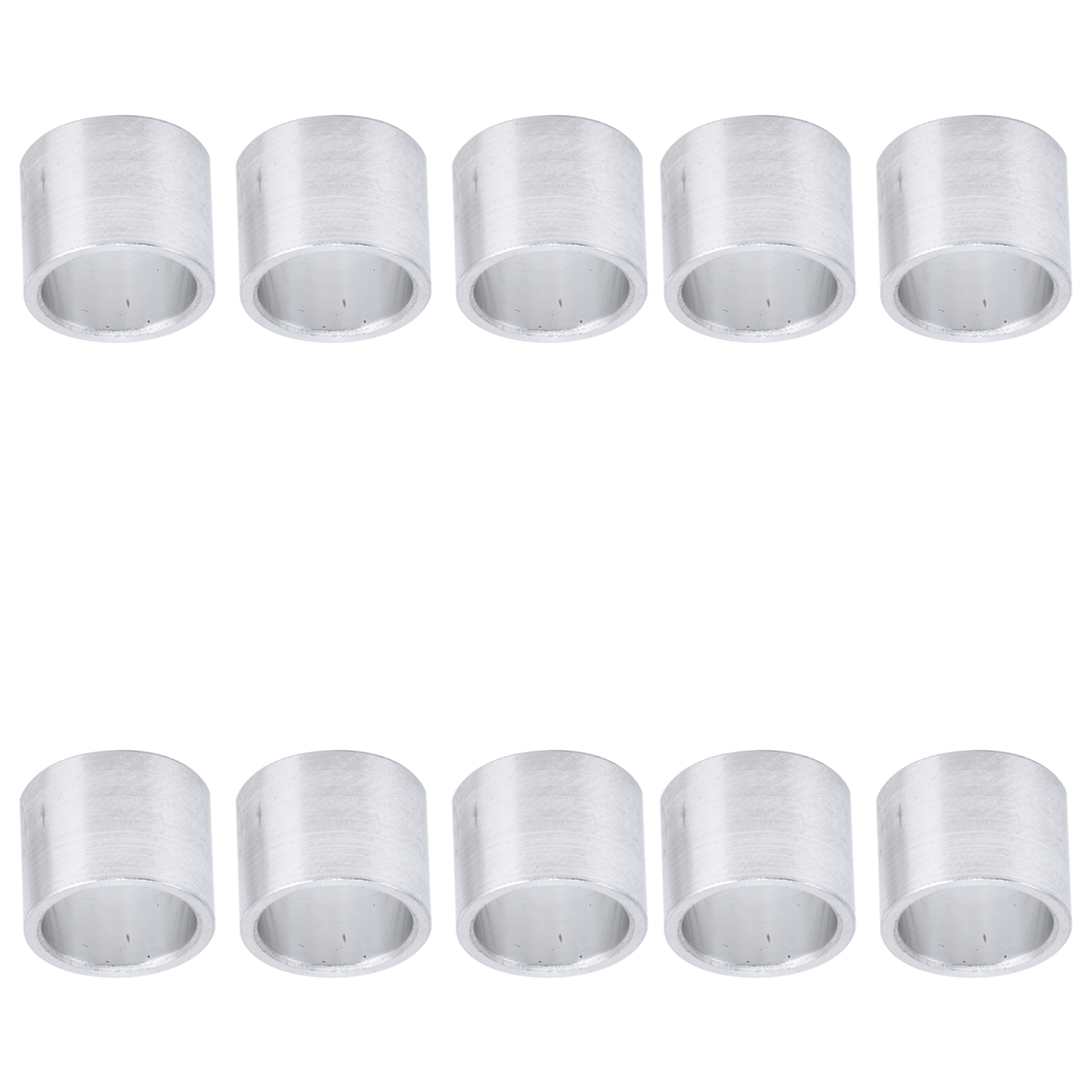 Lot De 10 Entretoises Rondes Non Filetées En Alliage D'Aluminium, Diamètre Extérieur 10 Mm X 8 Mm