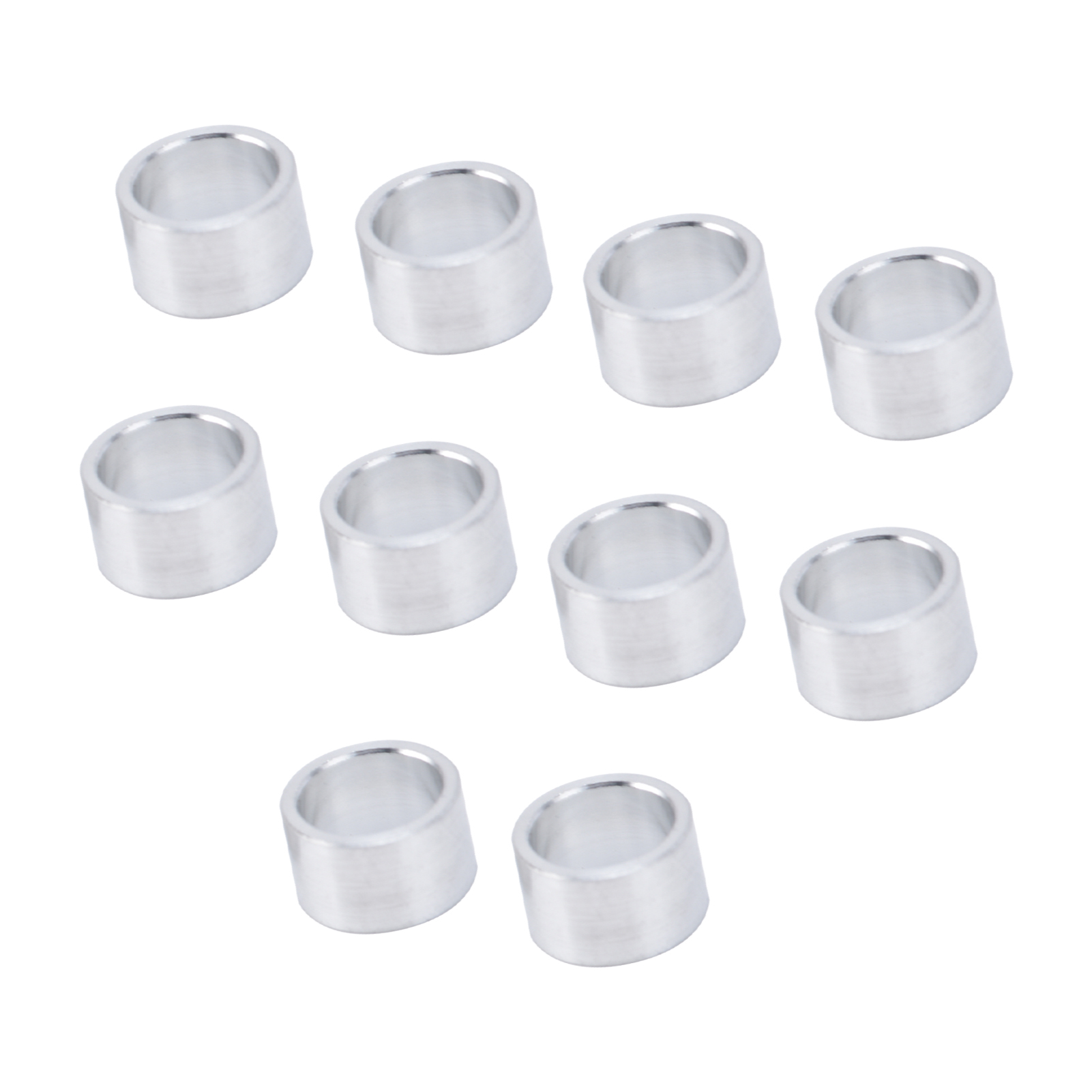 Lot De 10 Entretoises Rondes Non Filetées En Alliage D'Aluminium, Diamètre Extérieur 10 Mm X 6 Mm
